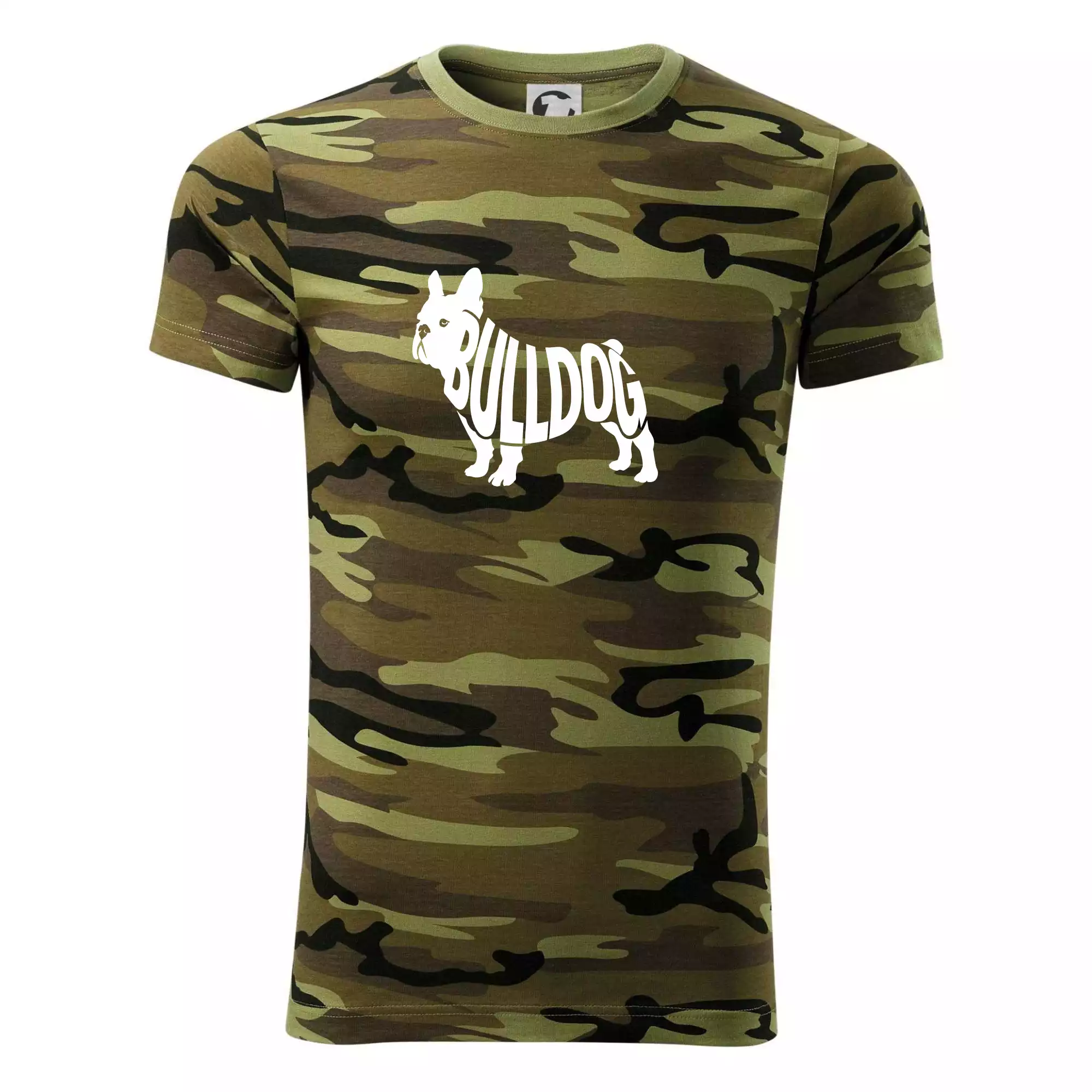 Bulldog  nápis v těle