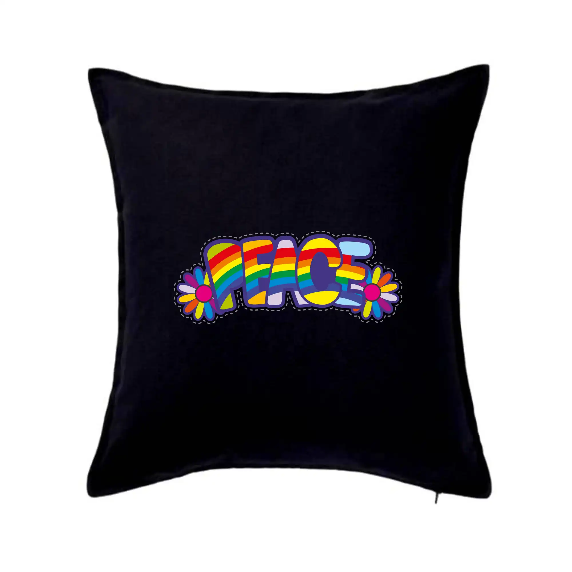 Peace nápis duhový