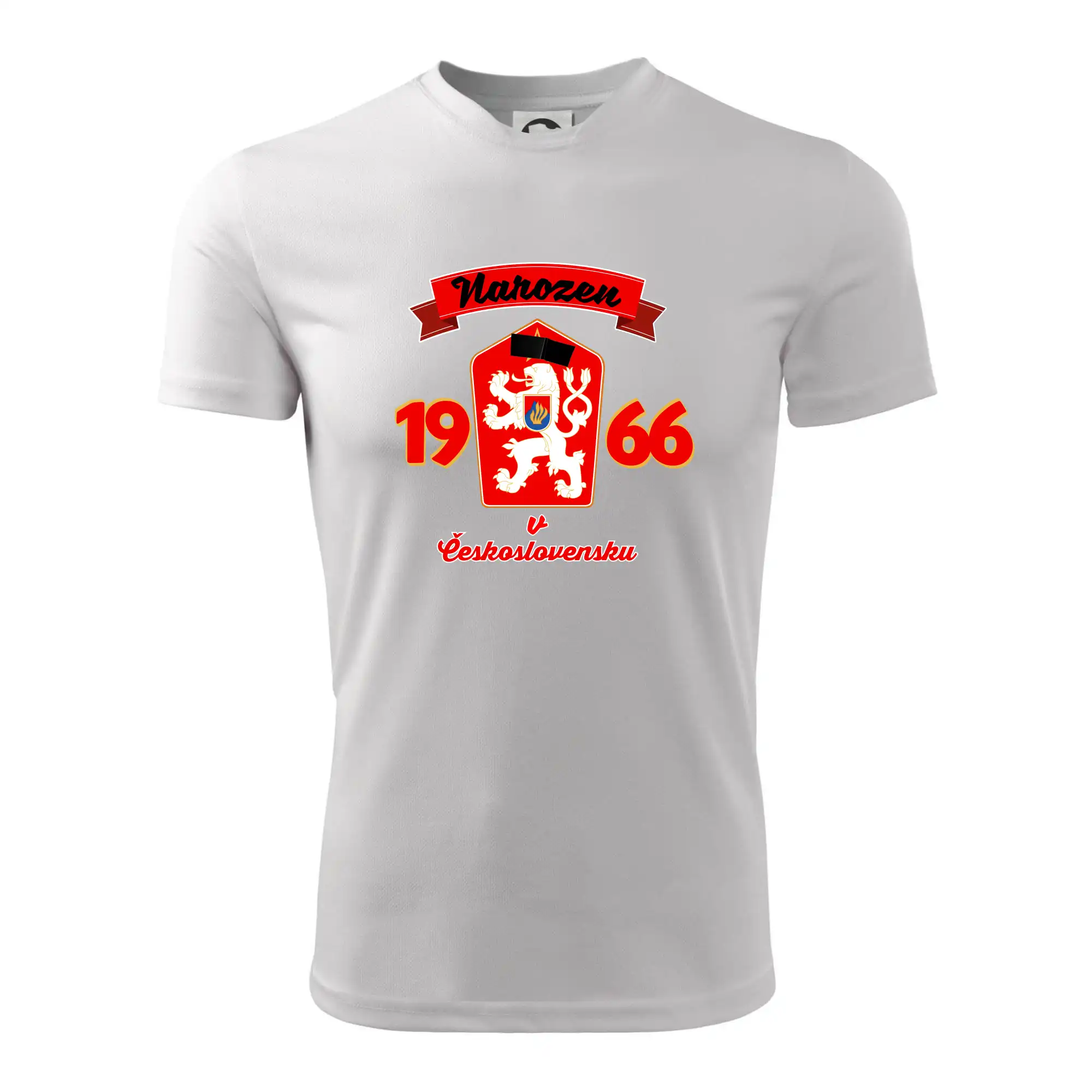 Narozen v Československu - Přelepený znak 1966