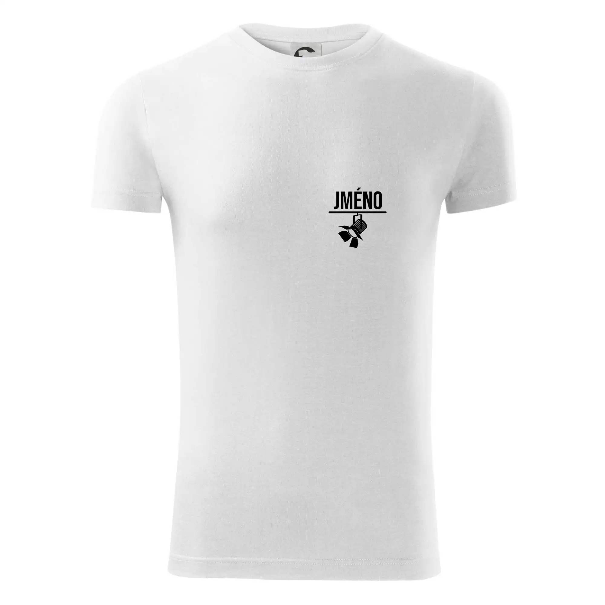 Jméno a nápis na zádech - stage crew