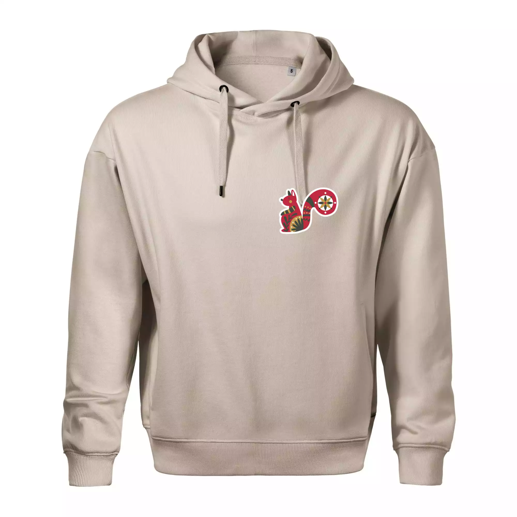 Folklor na prsu veverka