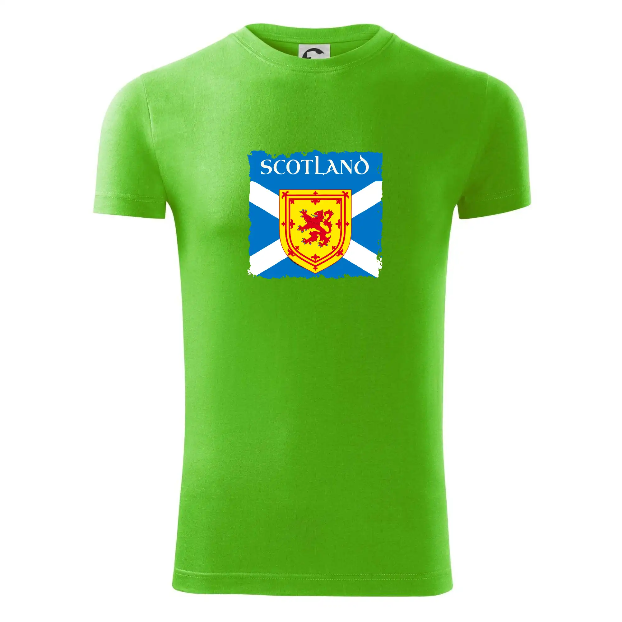 Skotská vlajka s erbem lva