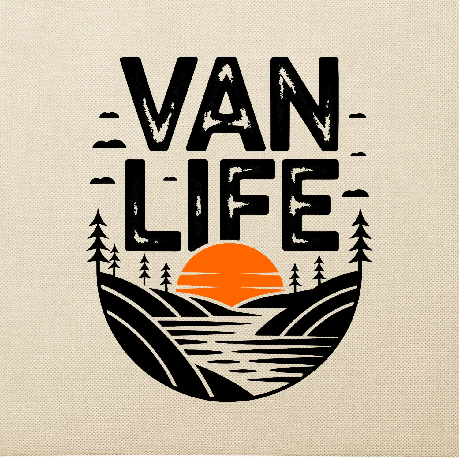 Van life a  Západ slunce