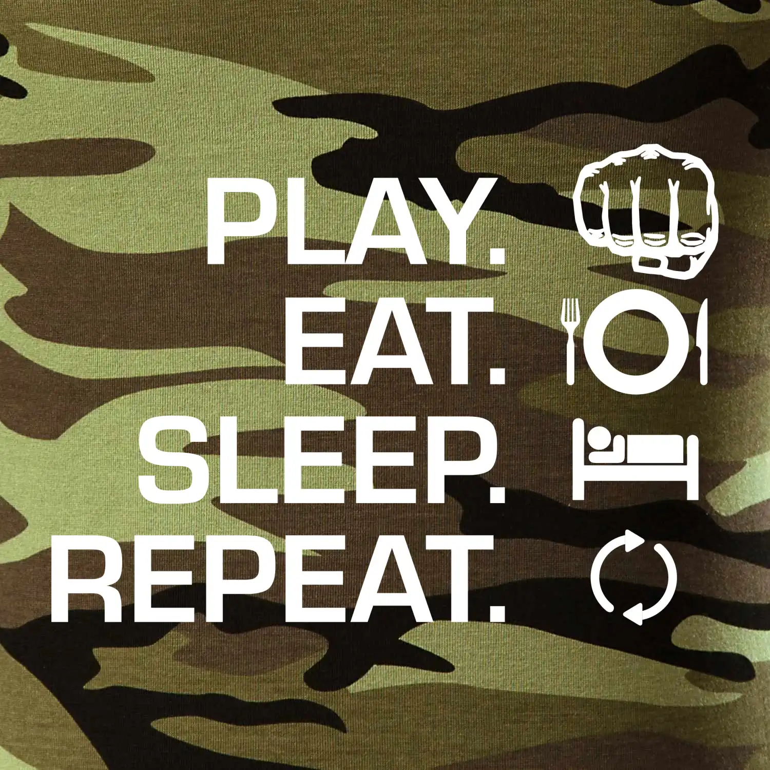 MMA eat sleep repeat