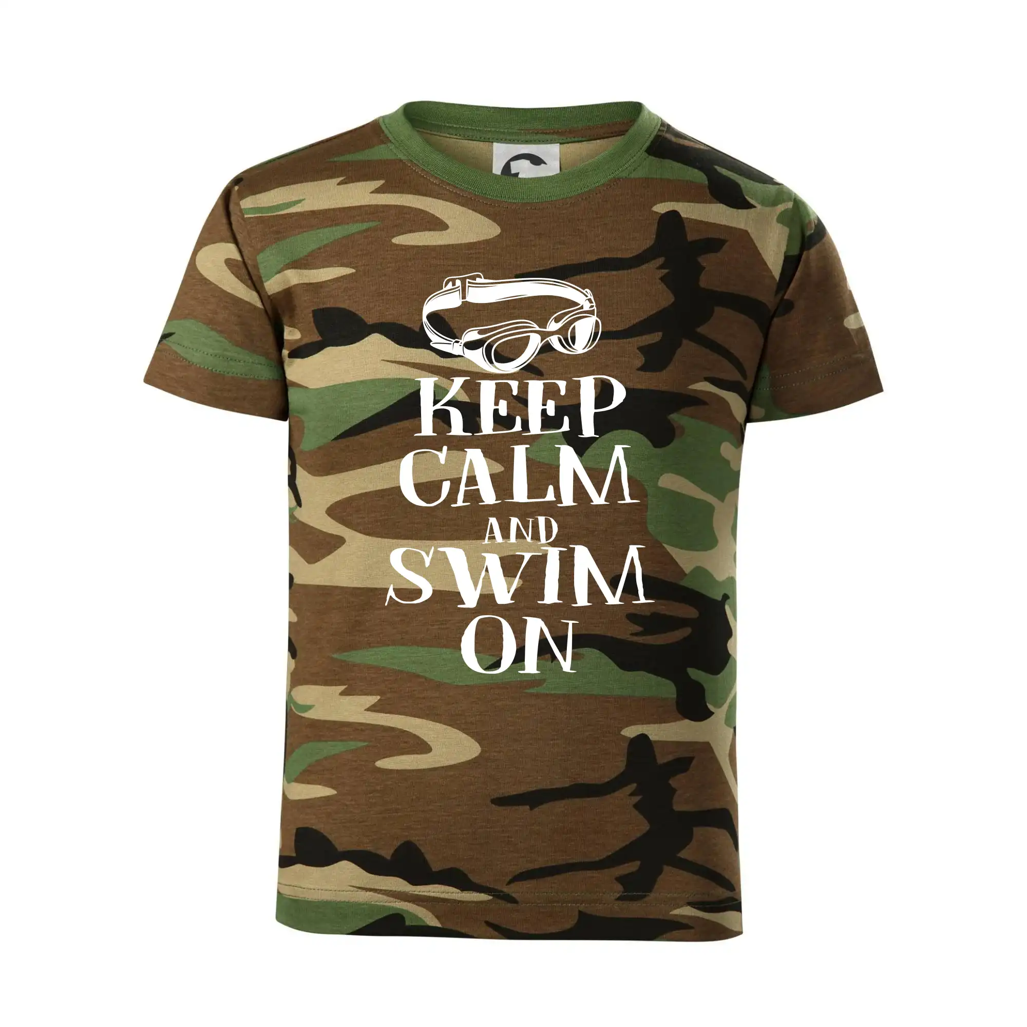 Keep calm and swim on