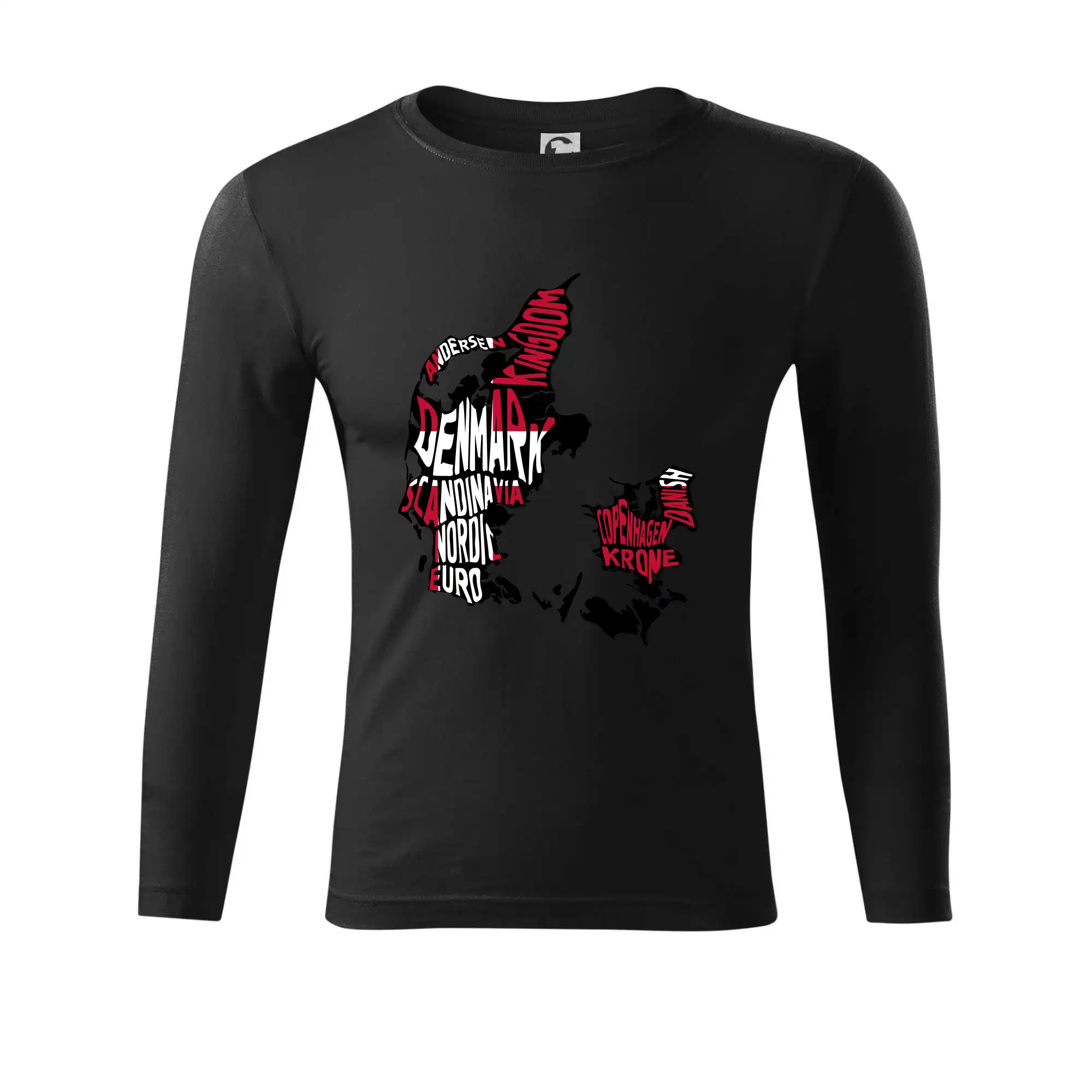 Mapy - názvy měst - Dánsko