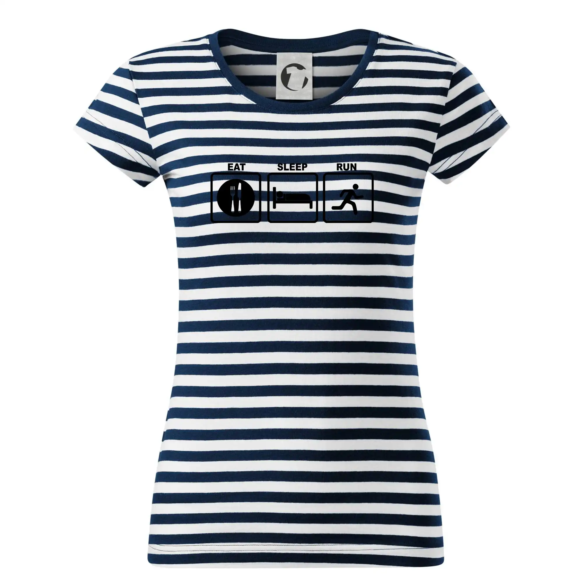 Eat sleep run čtverce