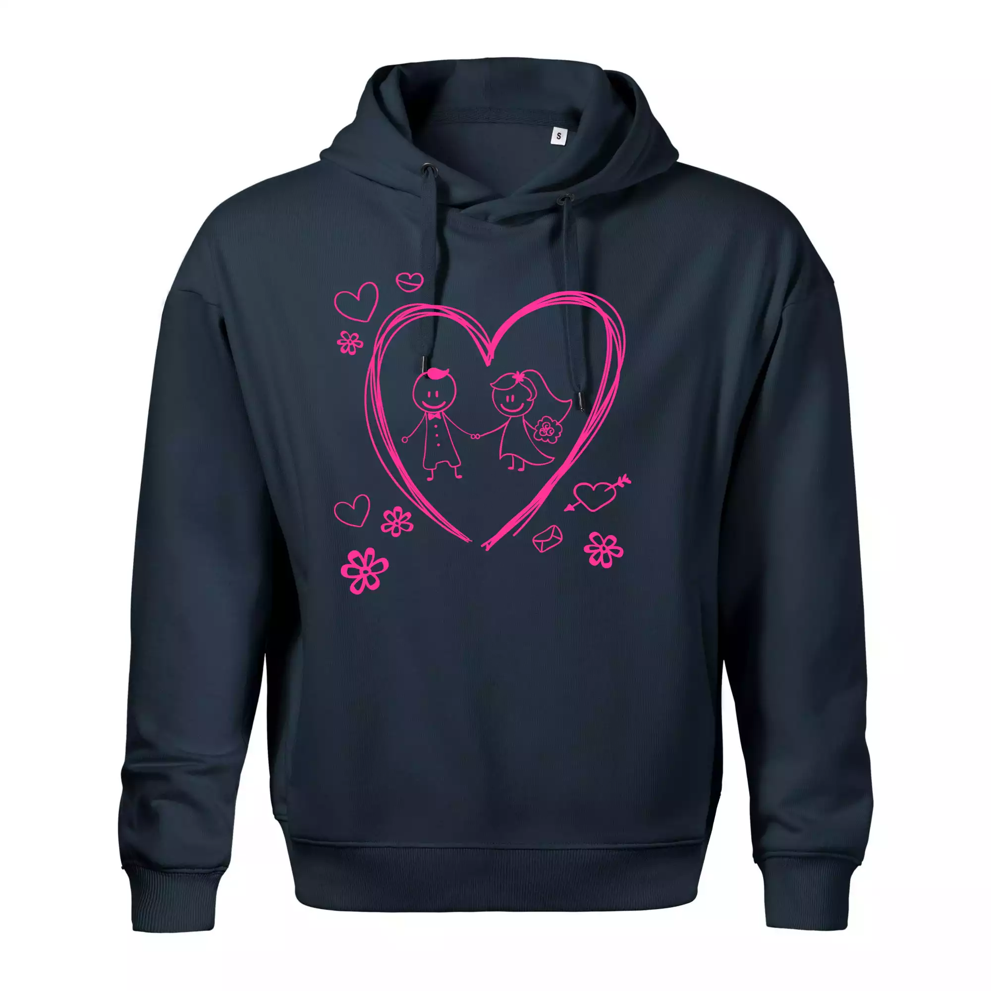 Svatba - kreslené srdce