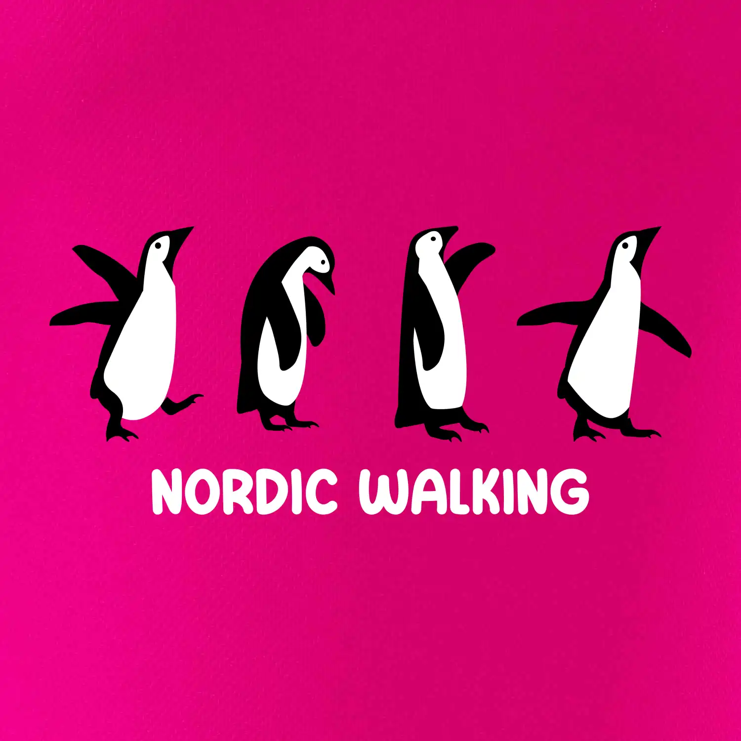 Nordic walking tučňáci - kreslení