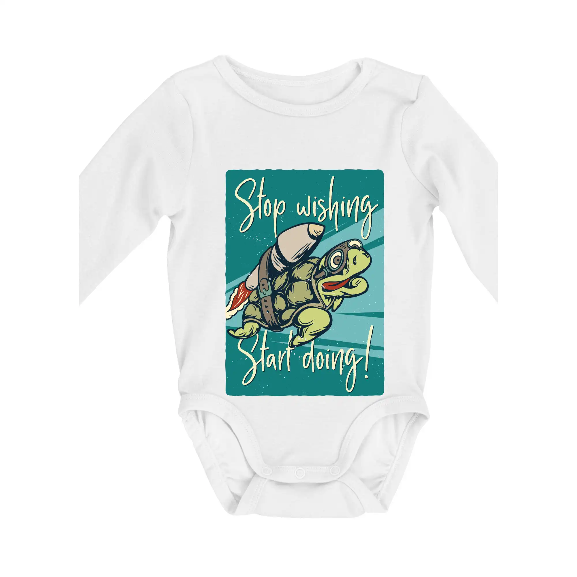 Stop wishing start doing želva