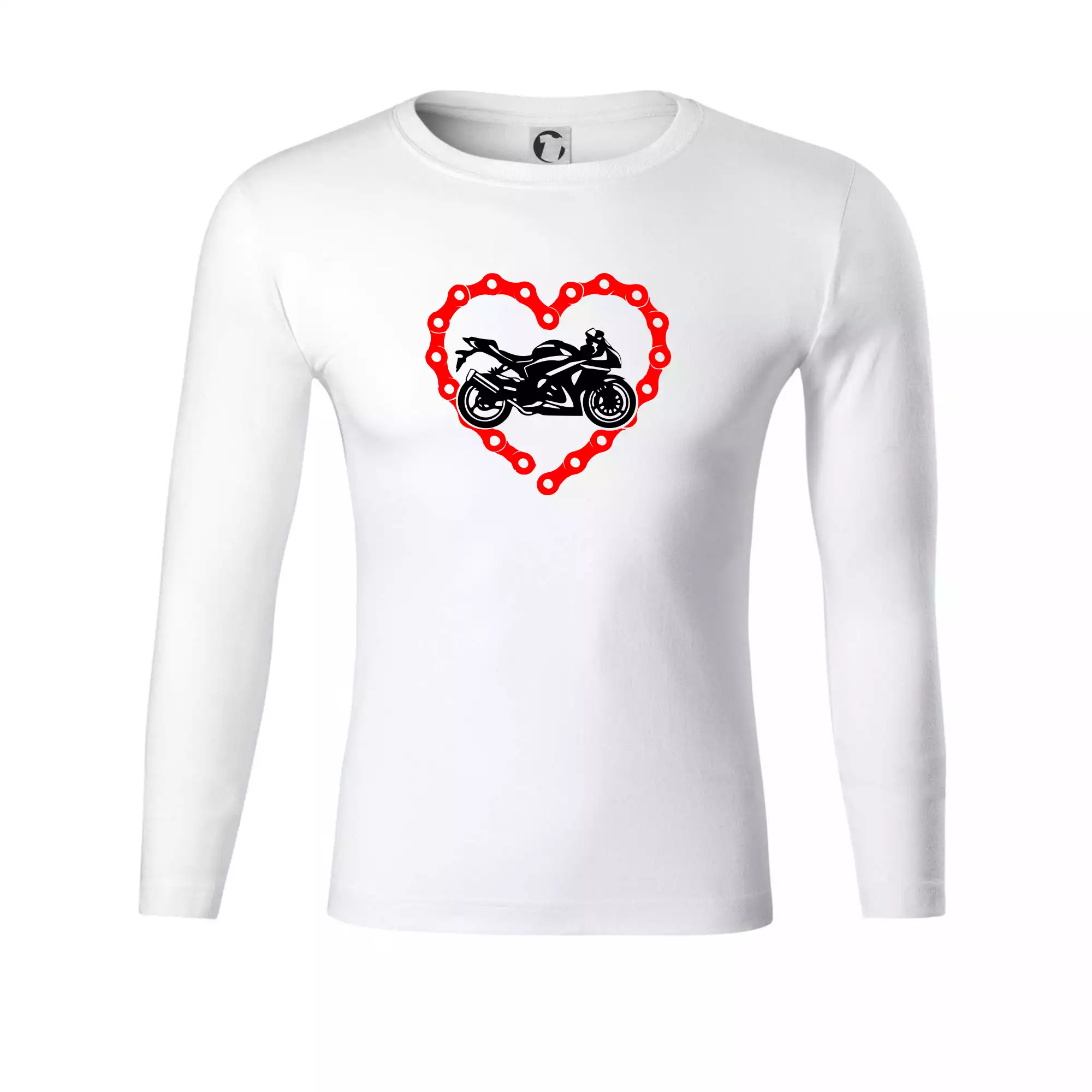 Moto srdce řetěz - silniční