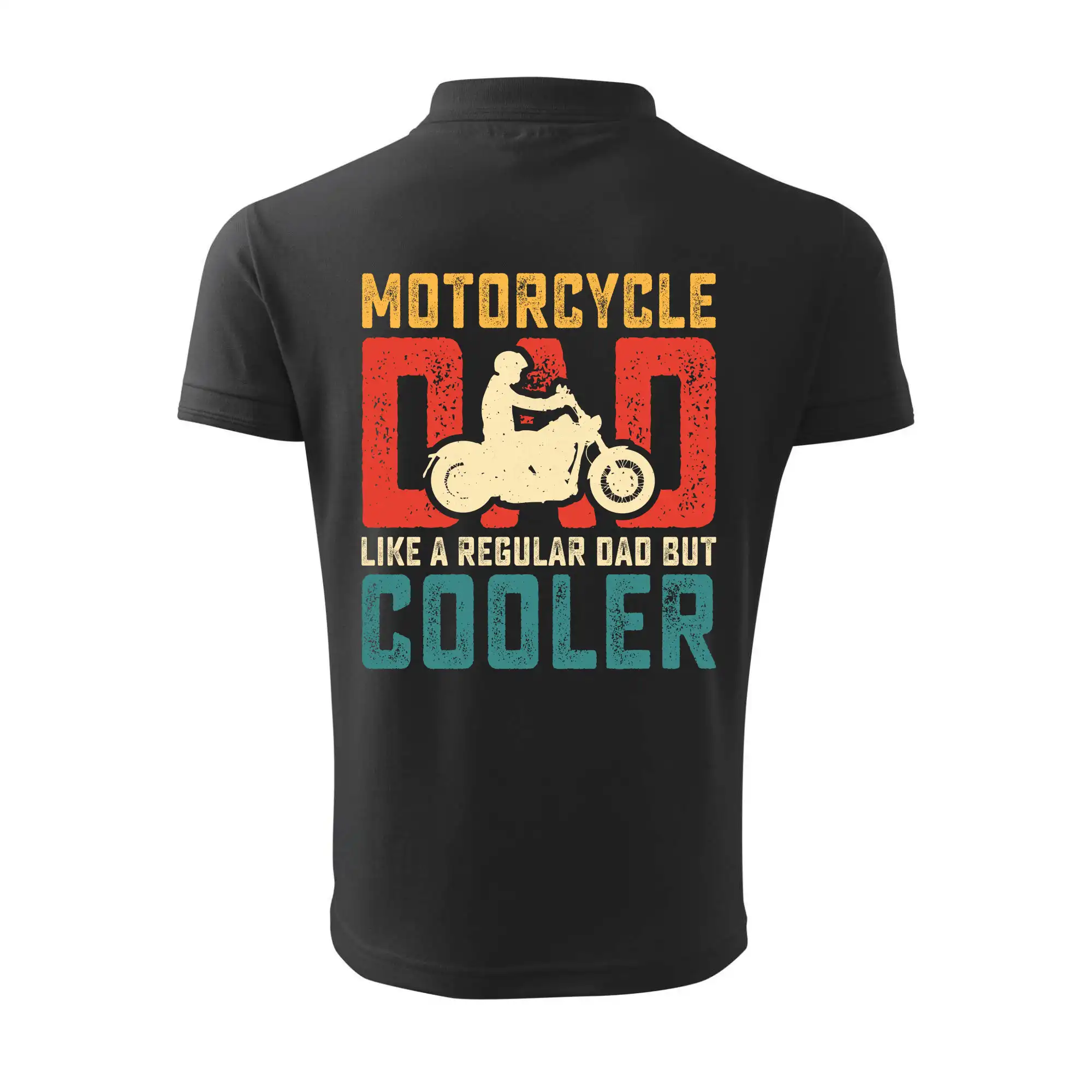 Motorcycle dad like a regular dad but cooler