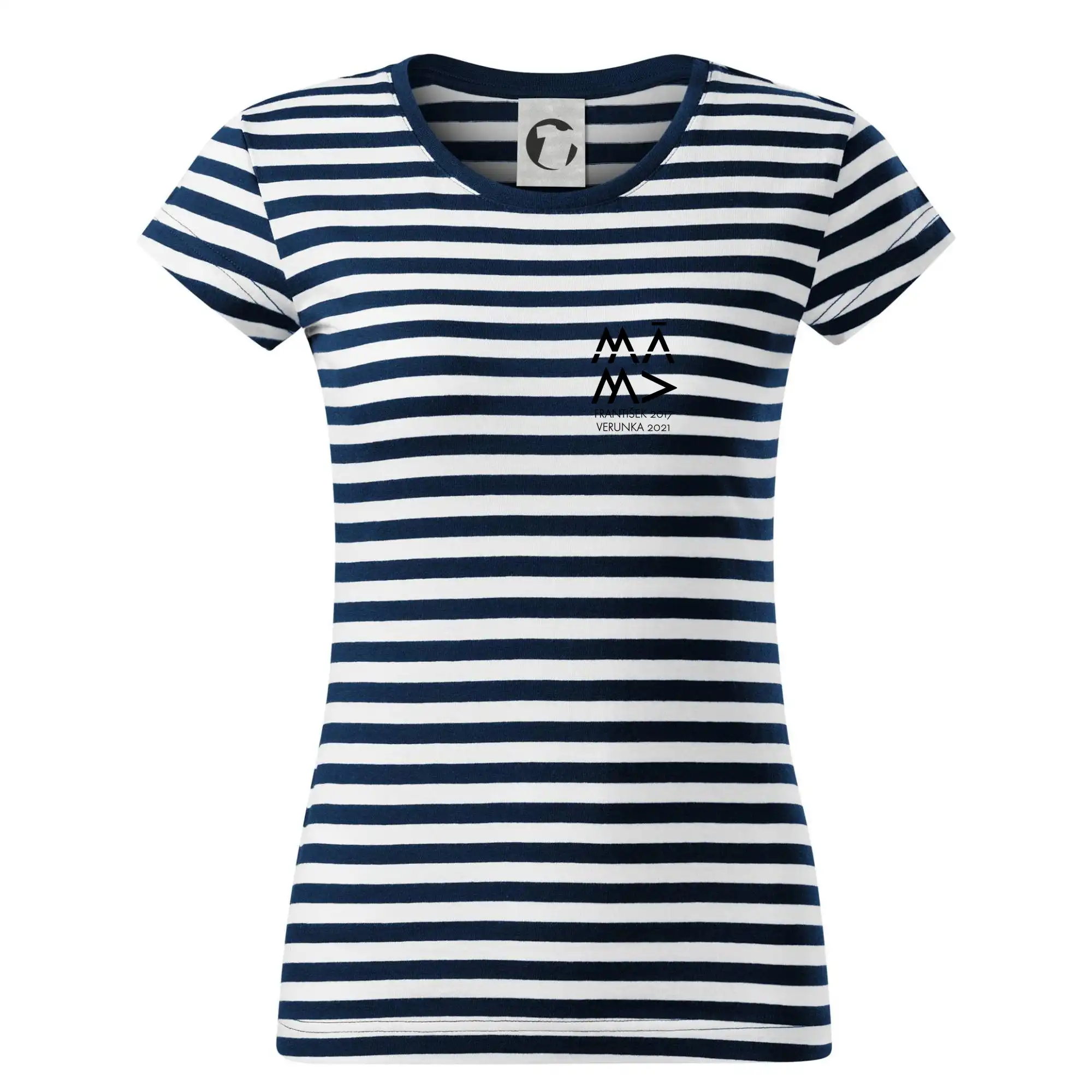 Máma v geometrickém fontu se jmény