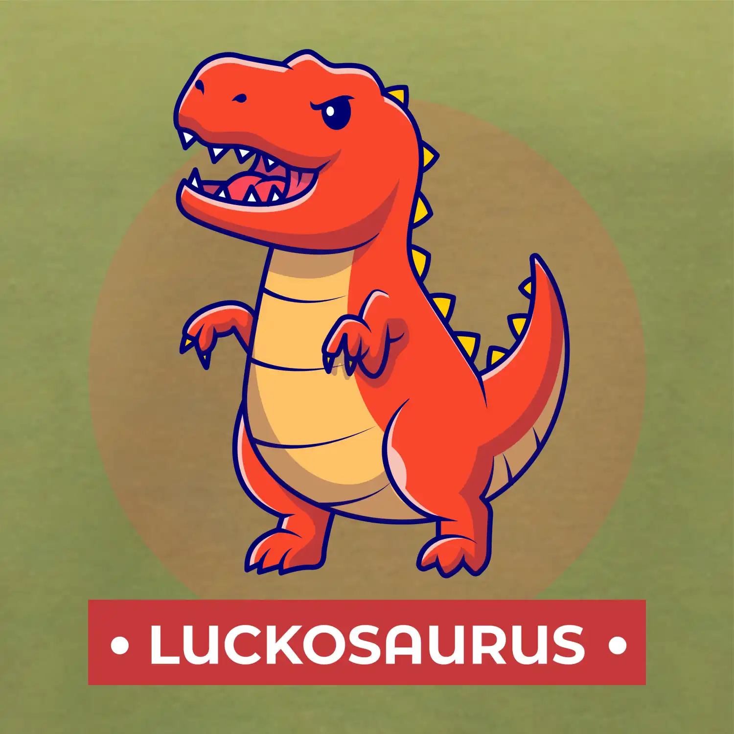 Dinosauří jména - oranžový dinosaurus