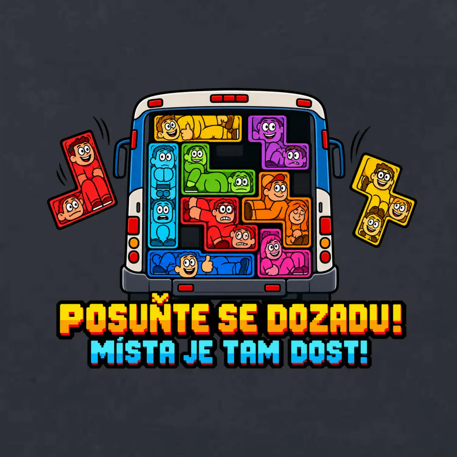 Posuňte se dozadu místa je tam dost