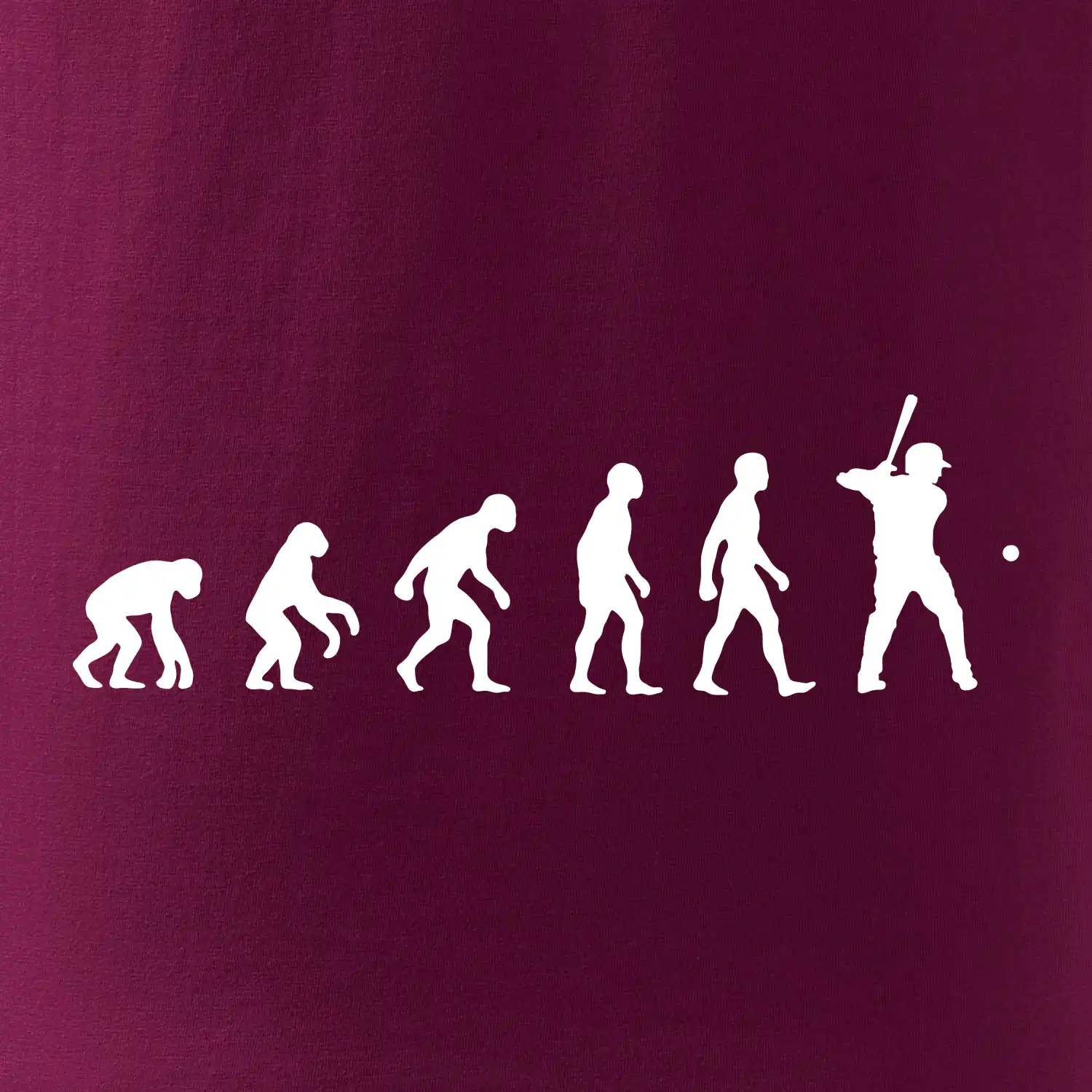 Evoluce baseball pálkař nápřah + míček
