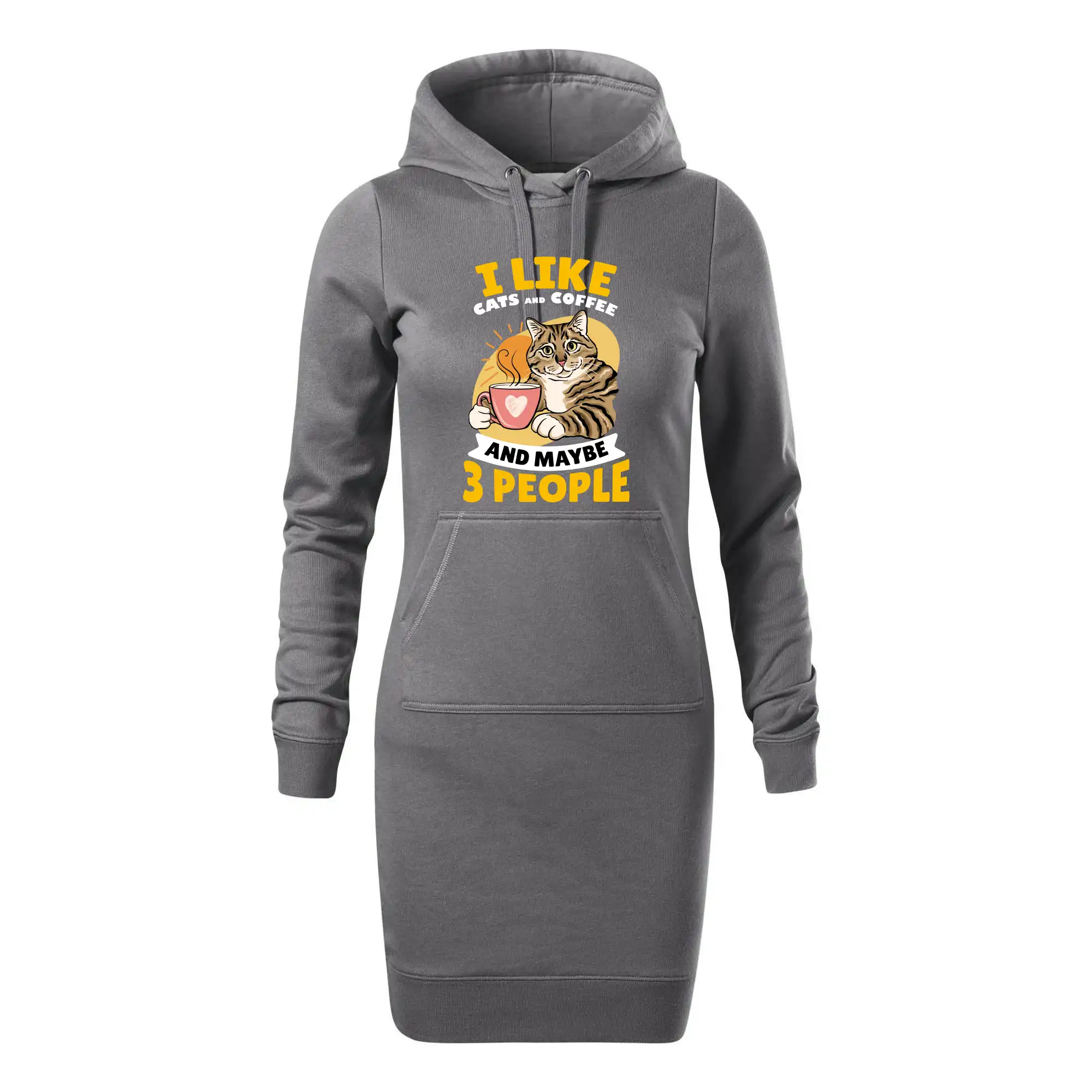 I like cats and coffee and maybe 3 people