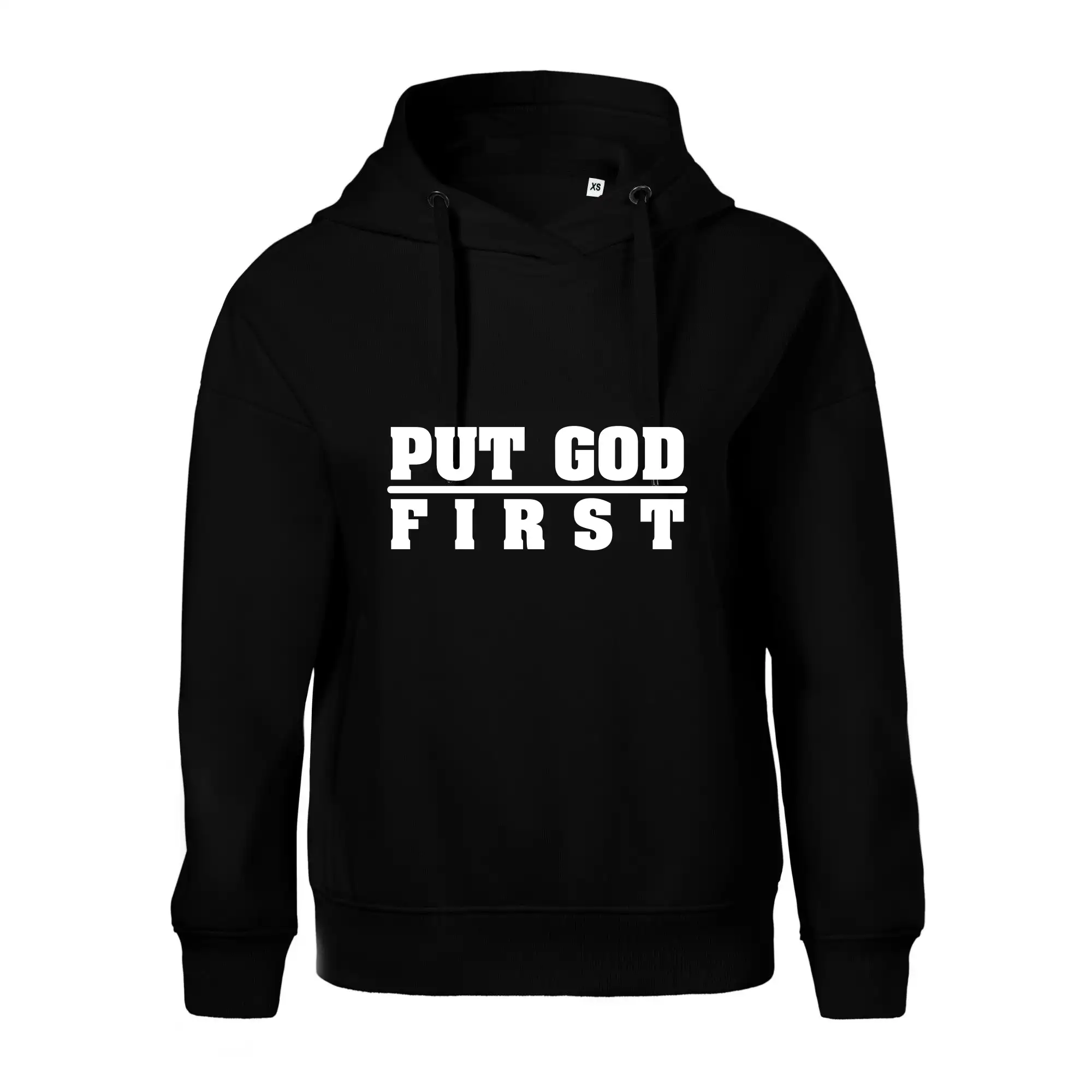 Put God first tlustý nápis