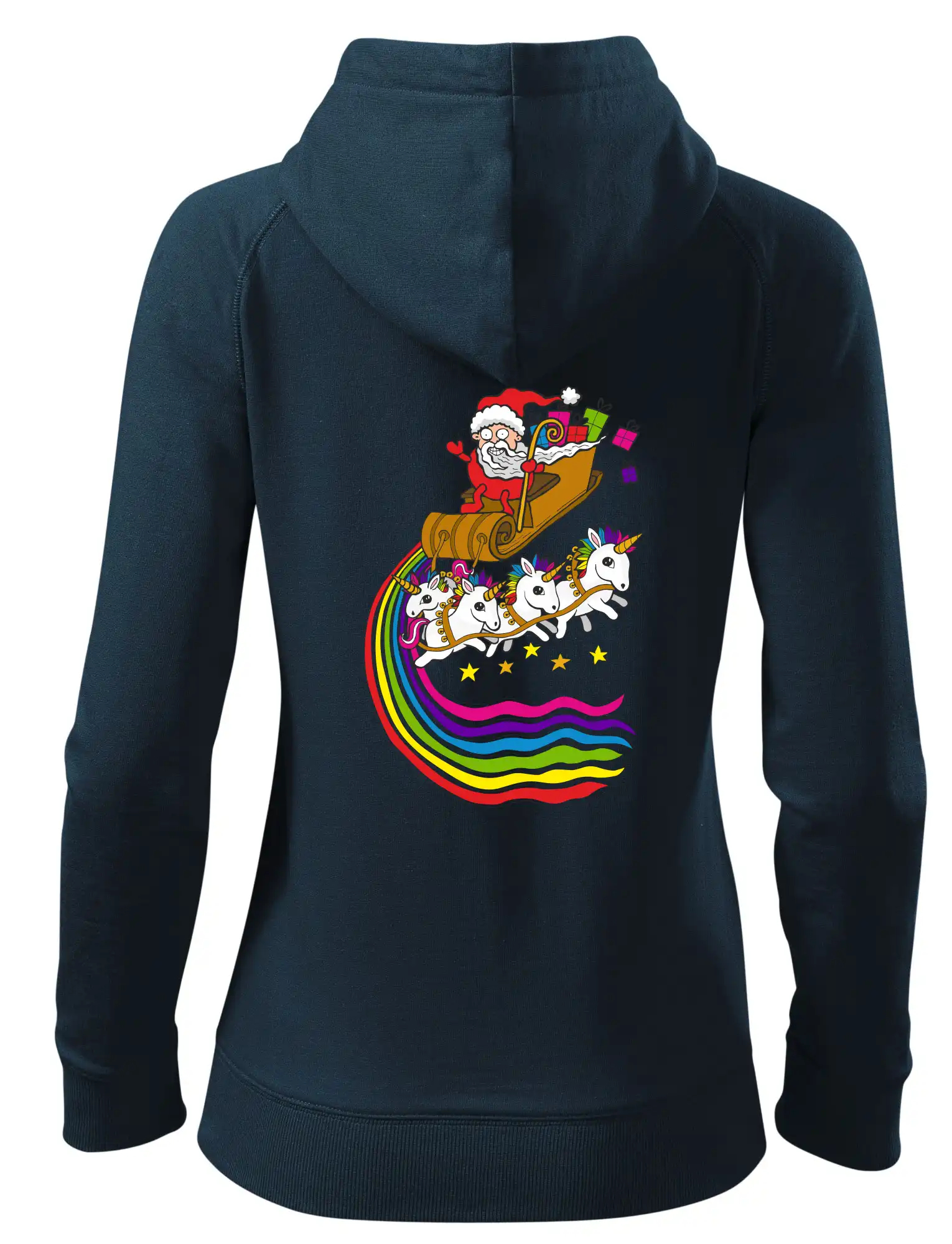 Santa a jednorožci (Pecka design)