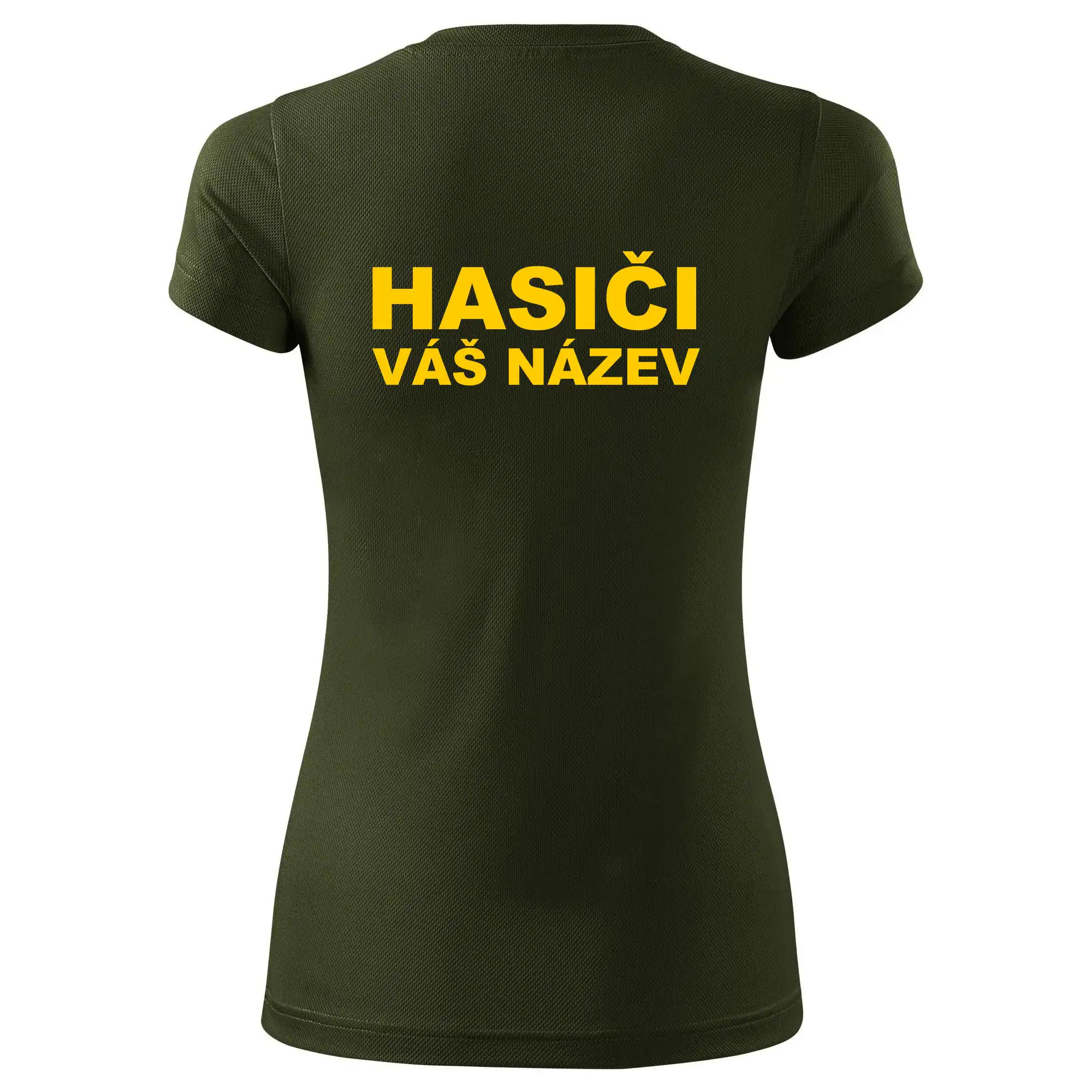 Hasiči - žlutý nápis - váš název sboru