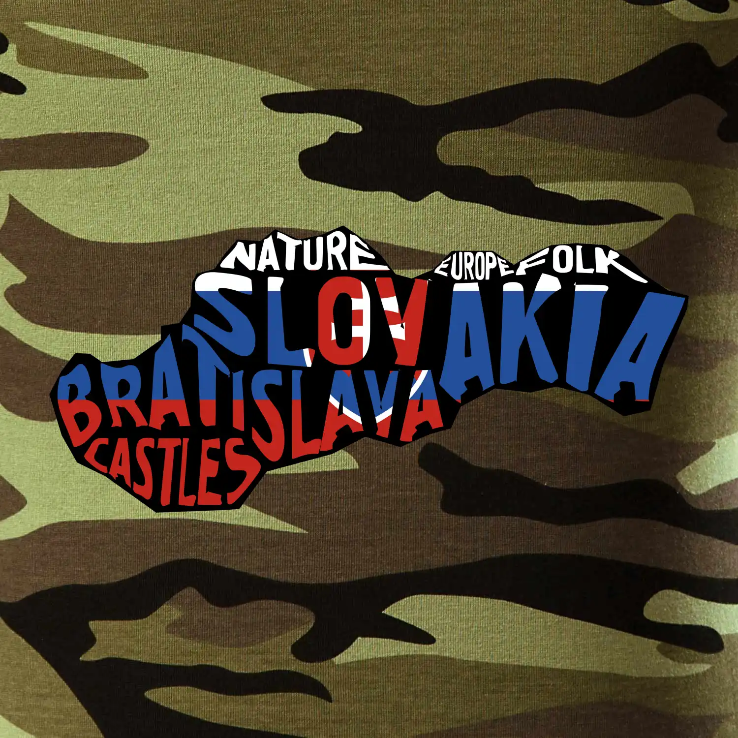 Mapy - názvy měst - Slovensko