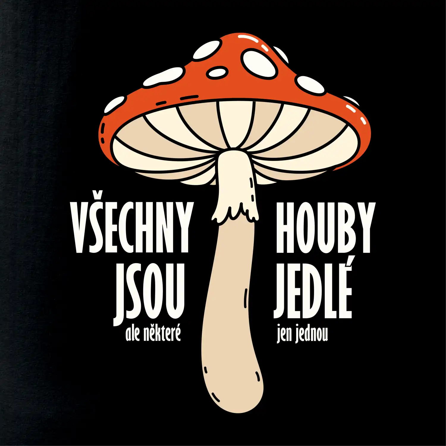 Všechny houby jsou jedlé