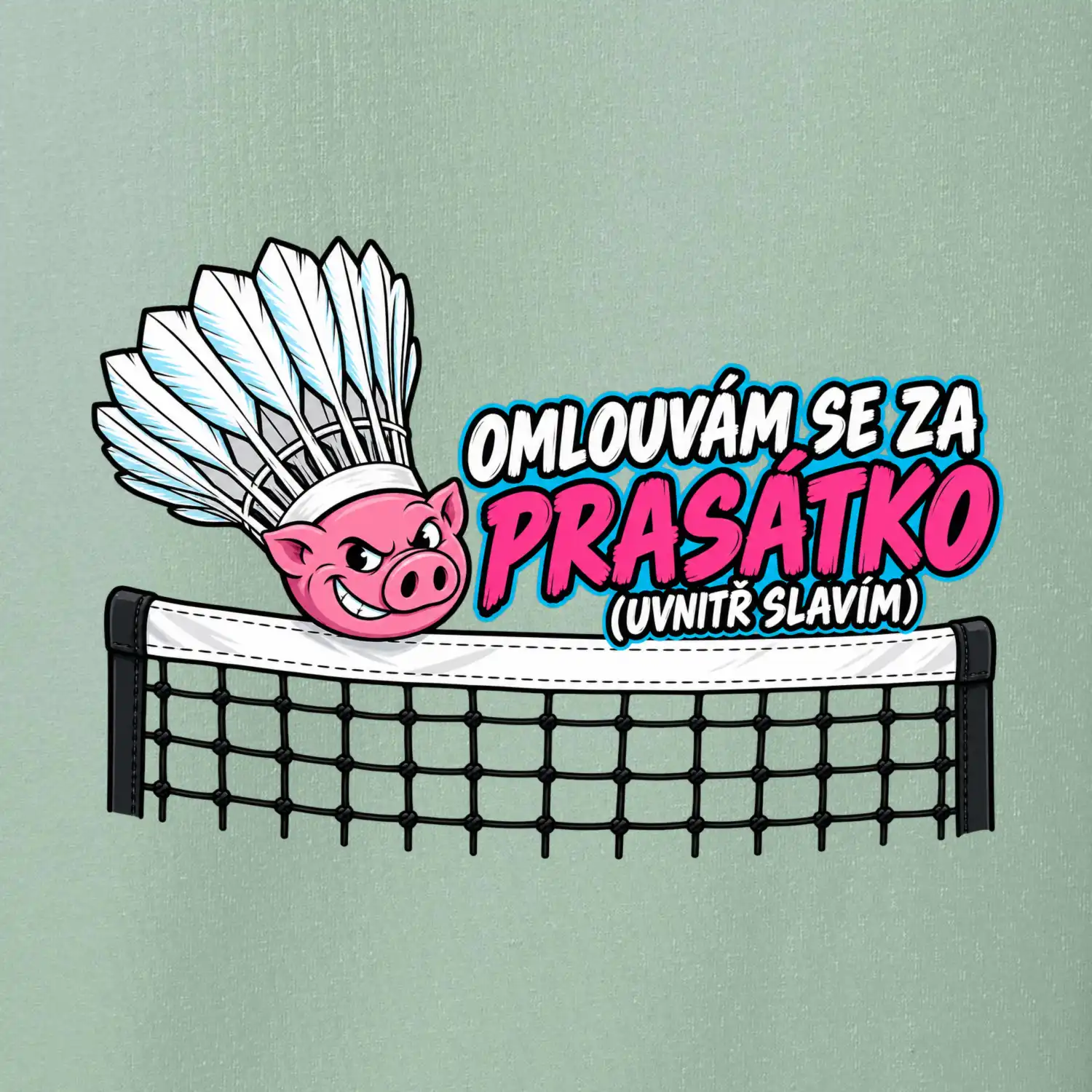 Badminton omluva za prasátko