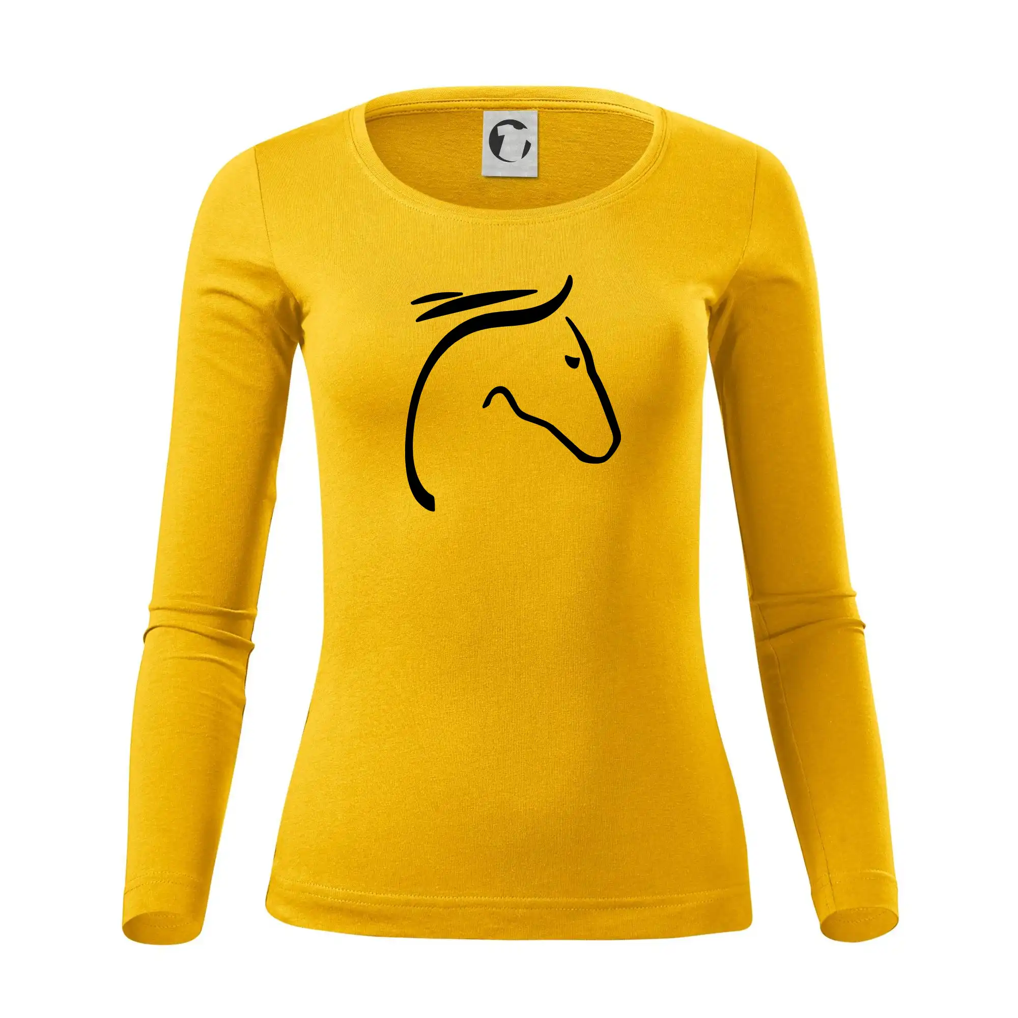 Kůň - hlava silueta