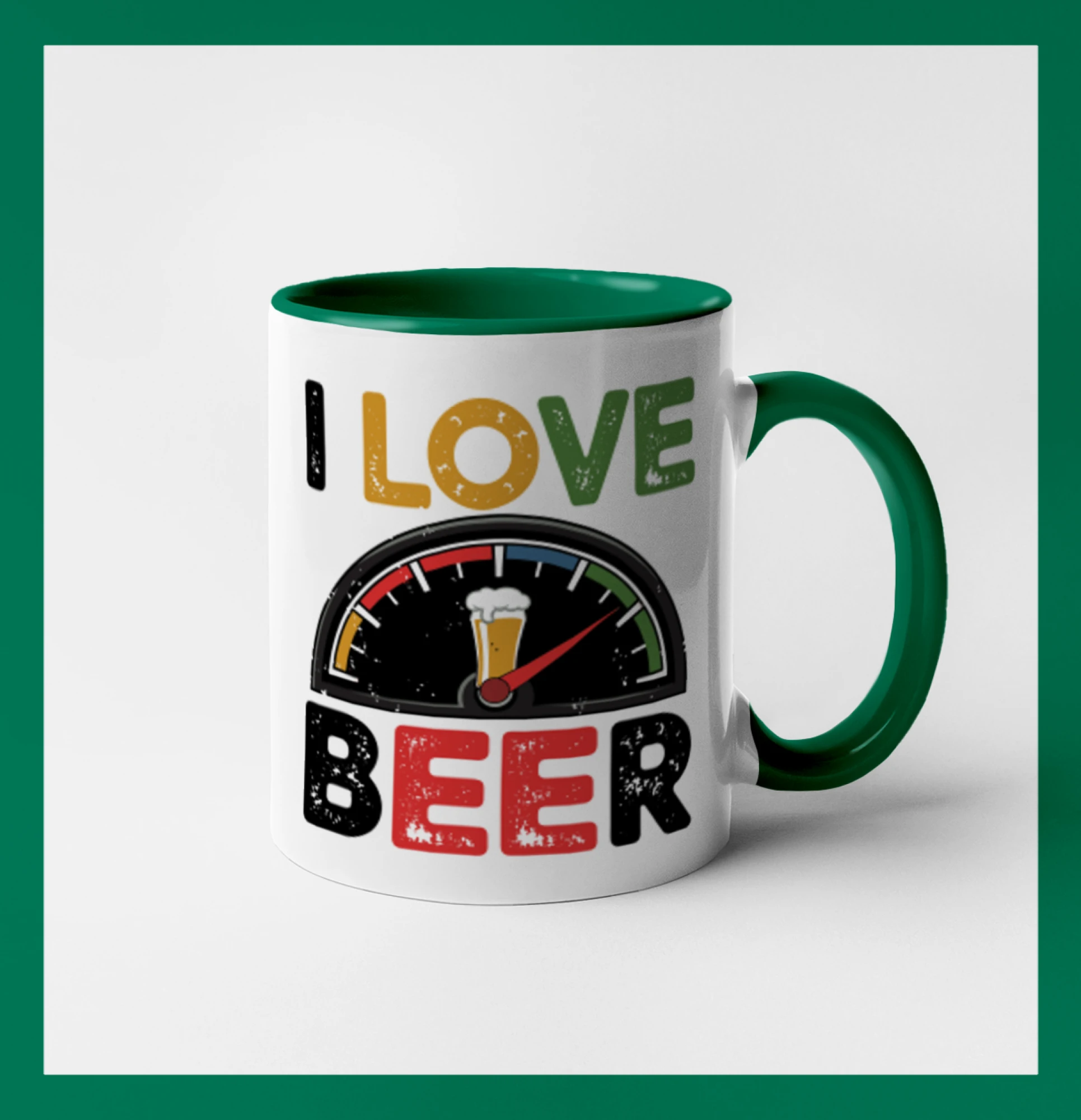 I love beer - palivoměr