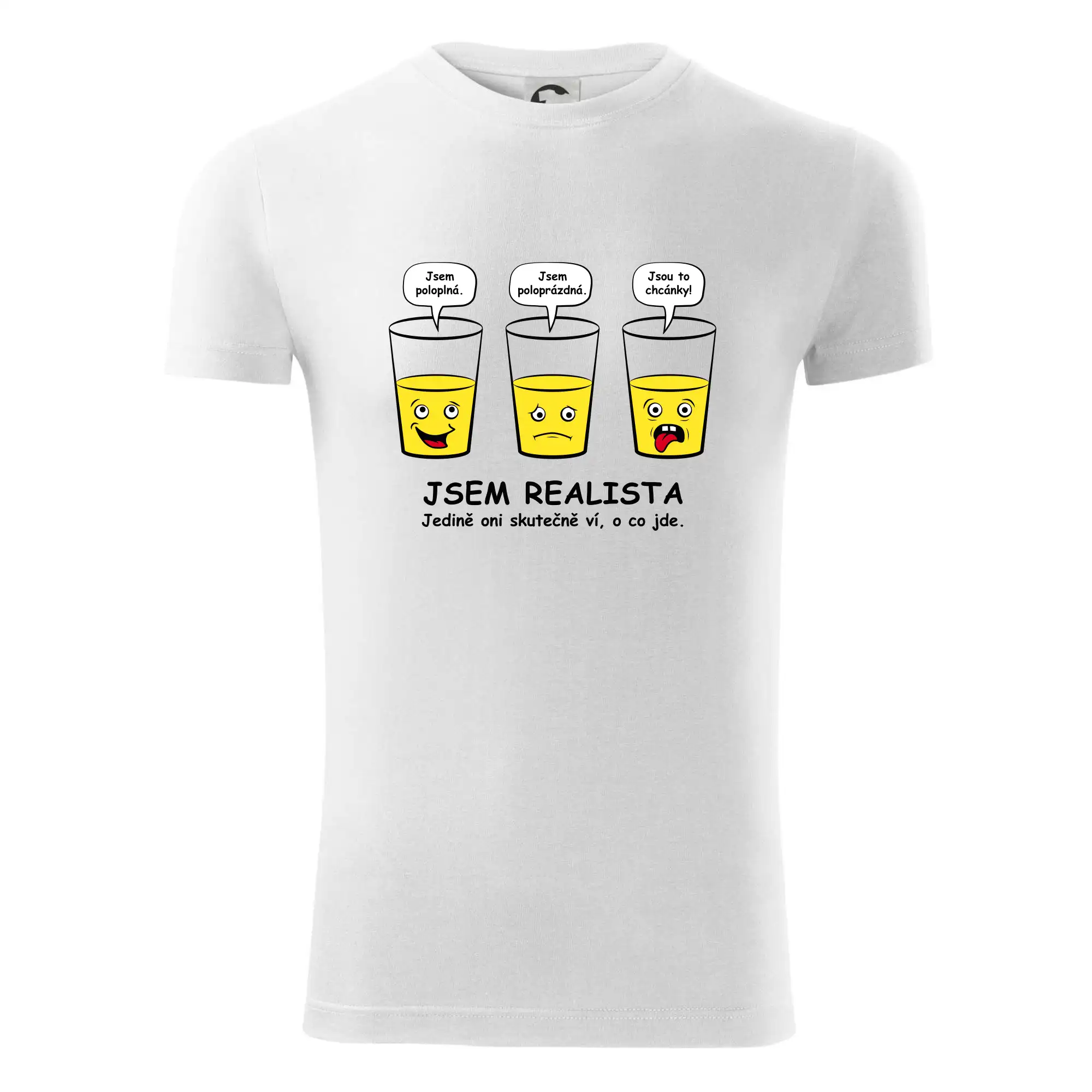 Jsem realista - skleničky (Hana-creative)