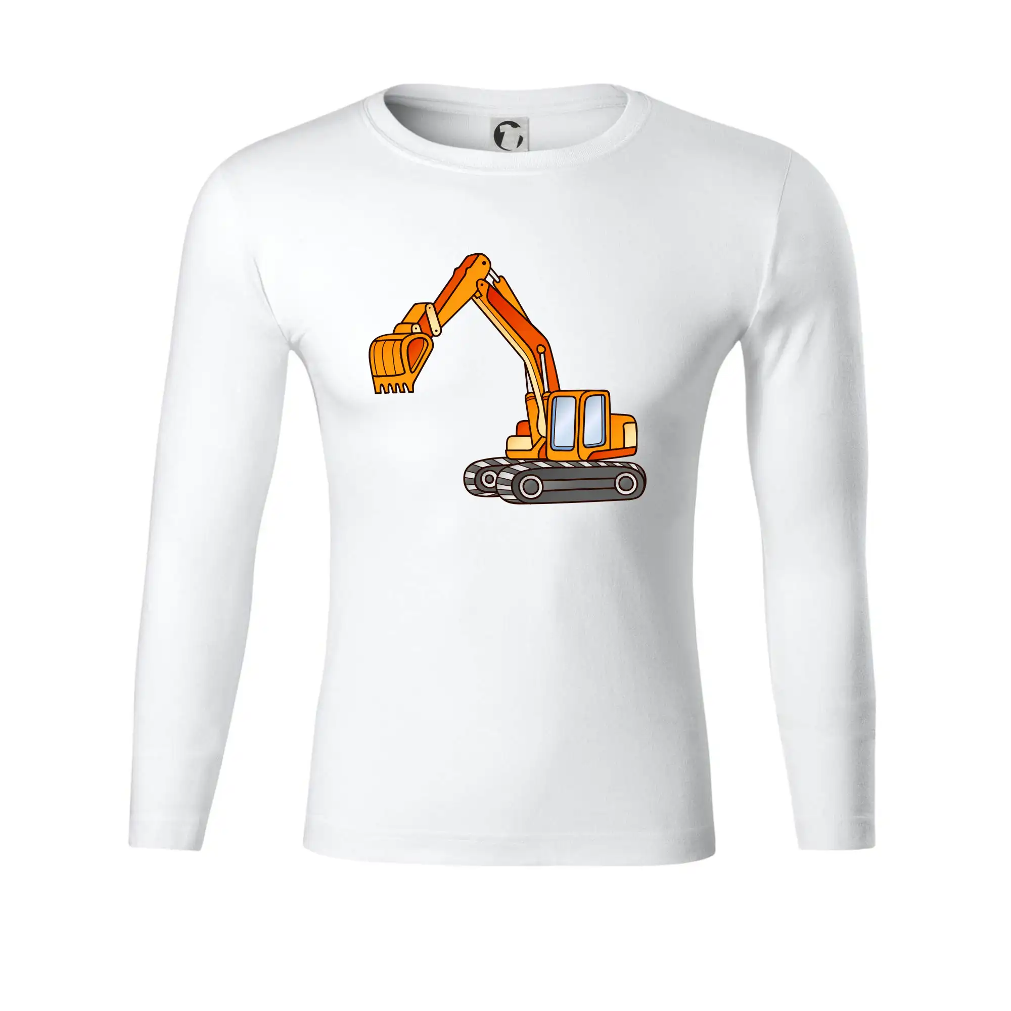 Bagr bez nápisu oranžový