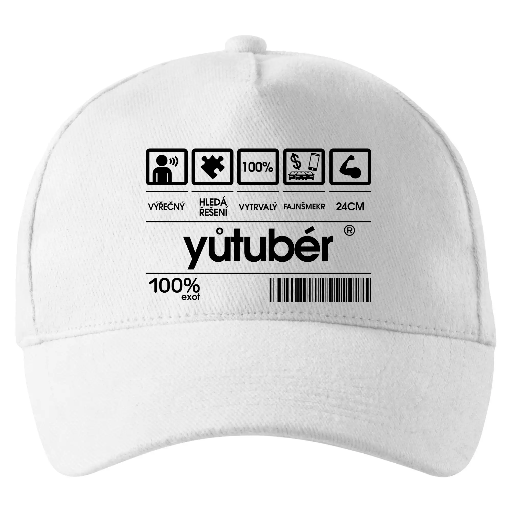 Čárový kód - youtuber