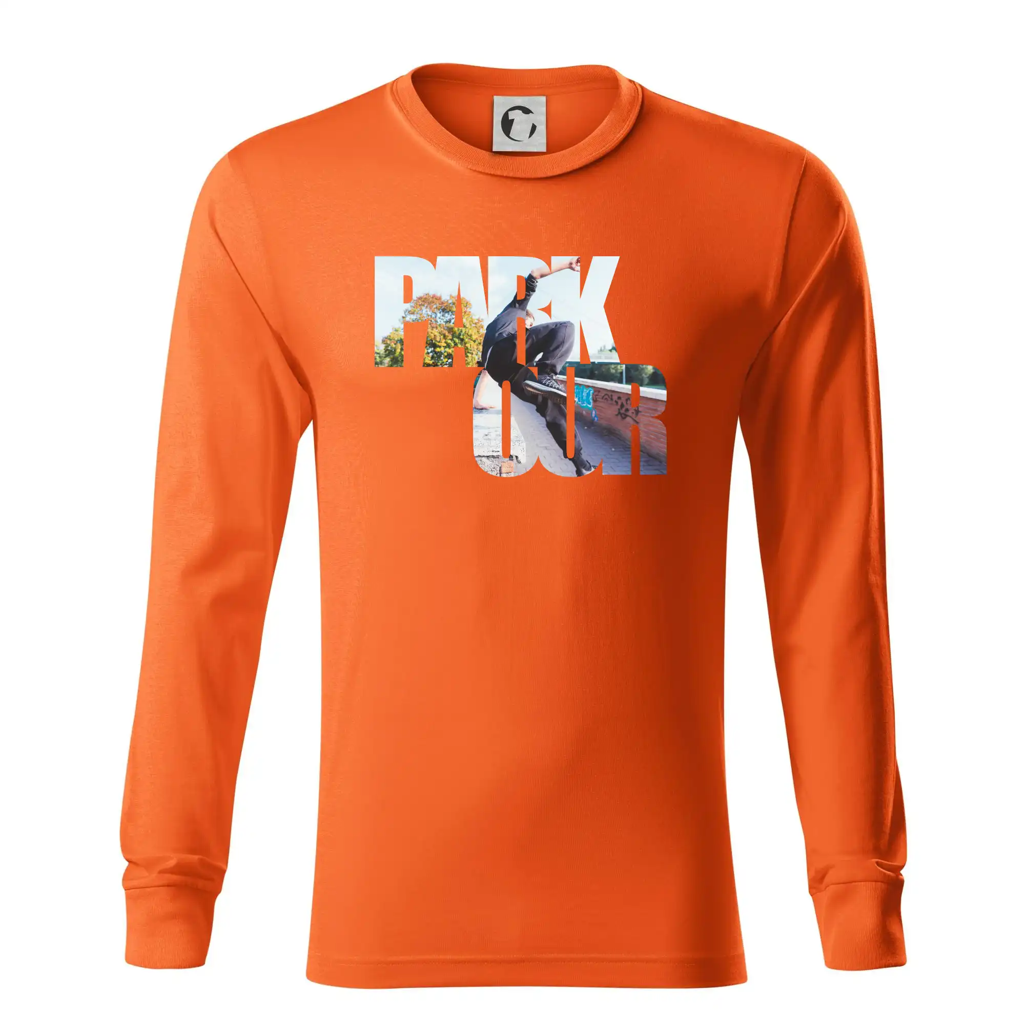 Parkour nápis ve městě