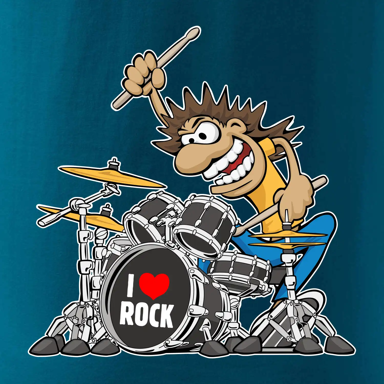 I love rock bubeník