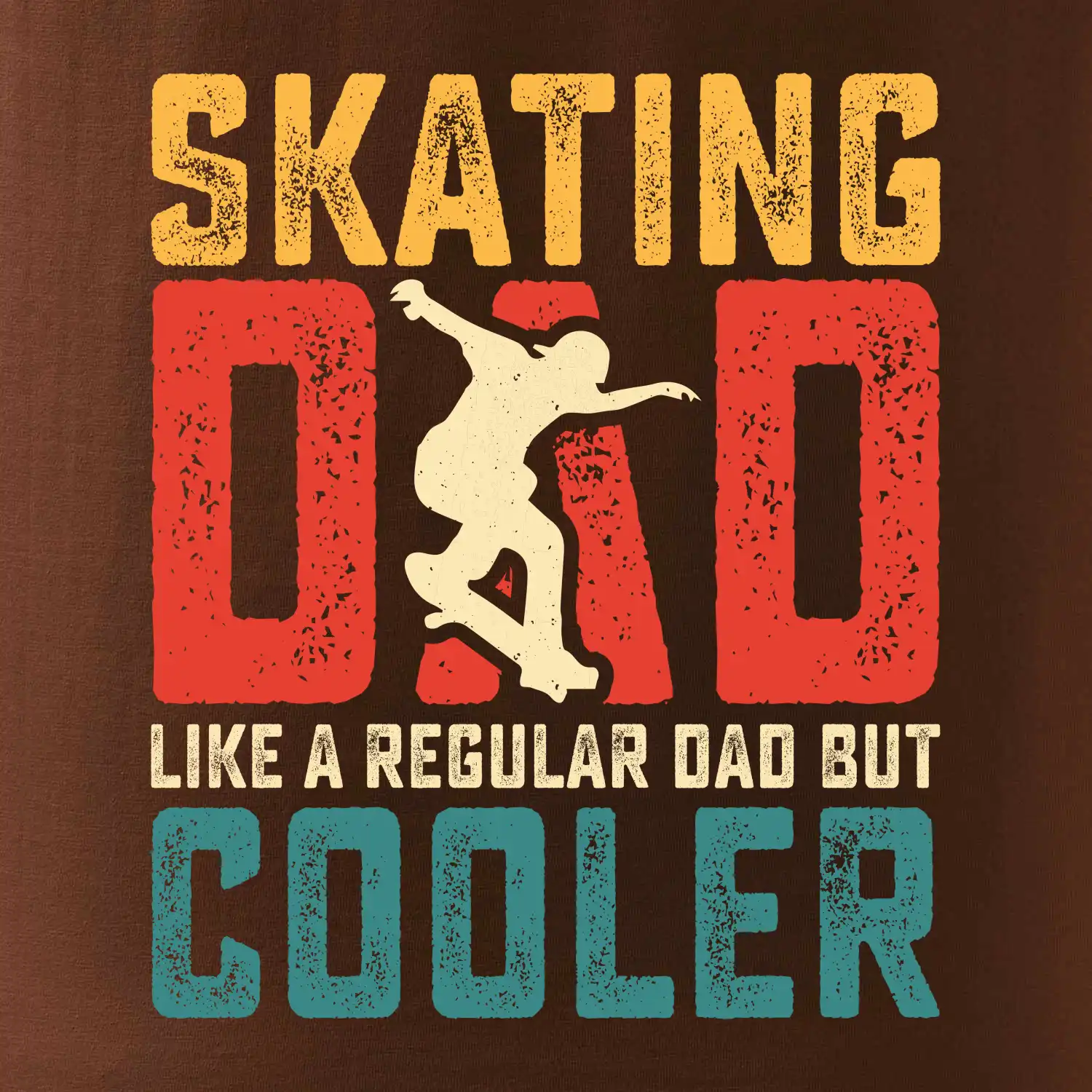 Skating dad like a regular dad but cooler