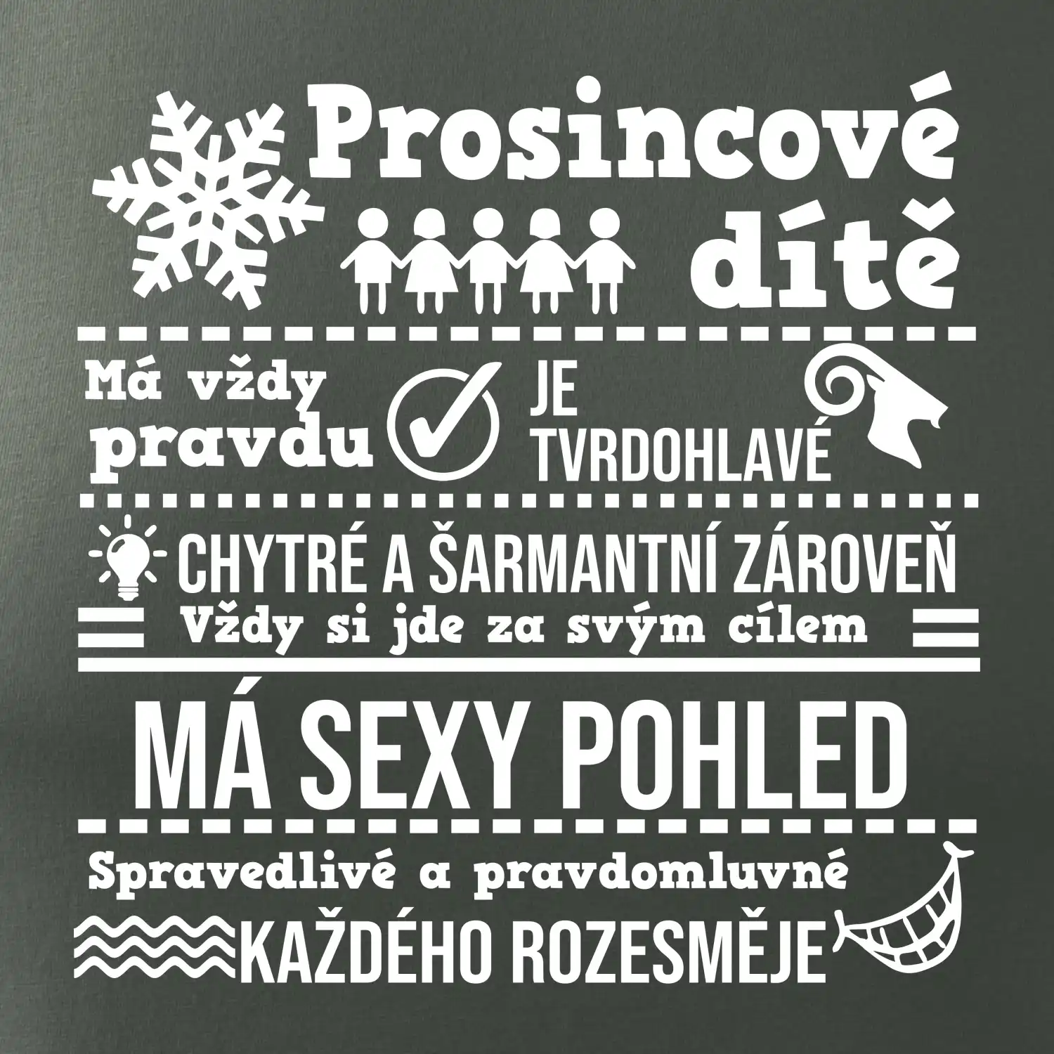 Narozeniny prosinec