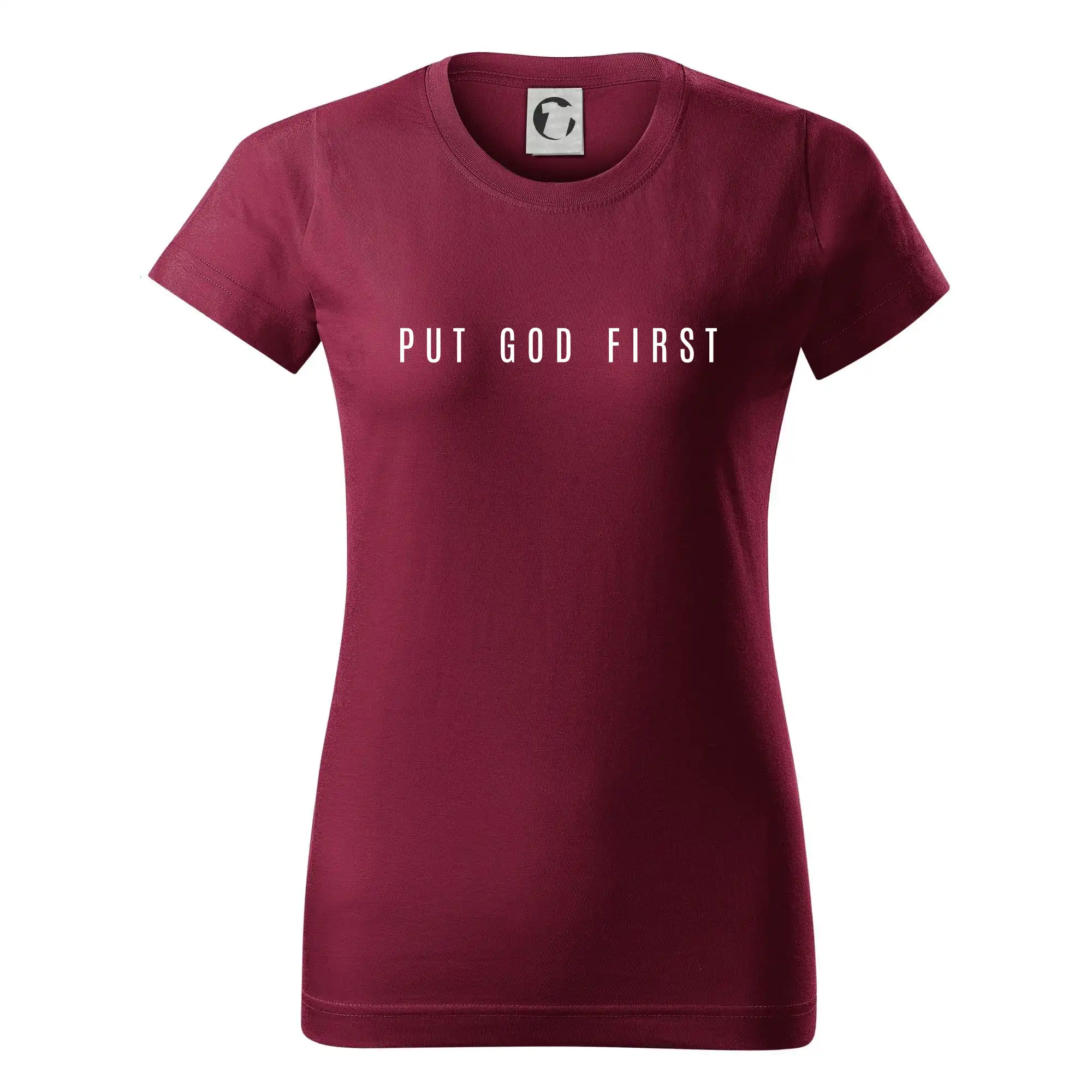Put God first slabý nápis