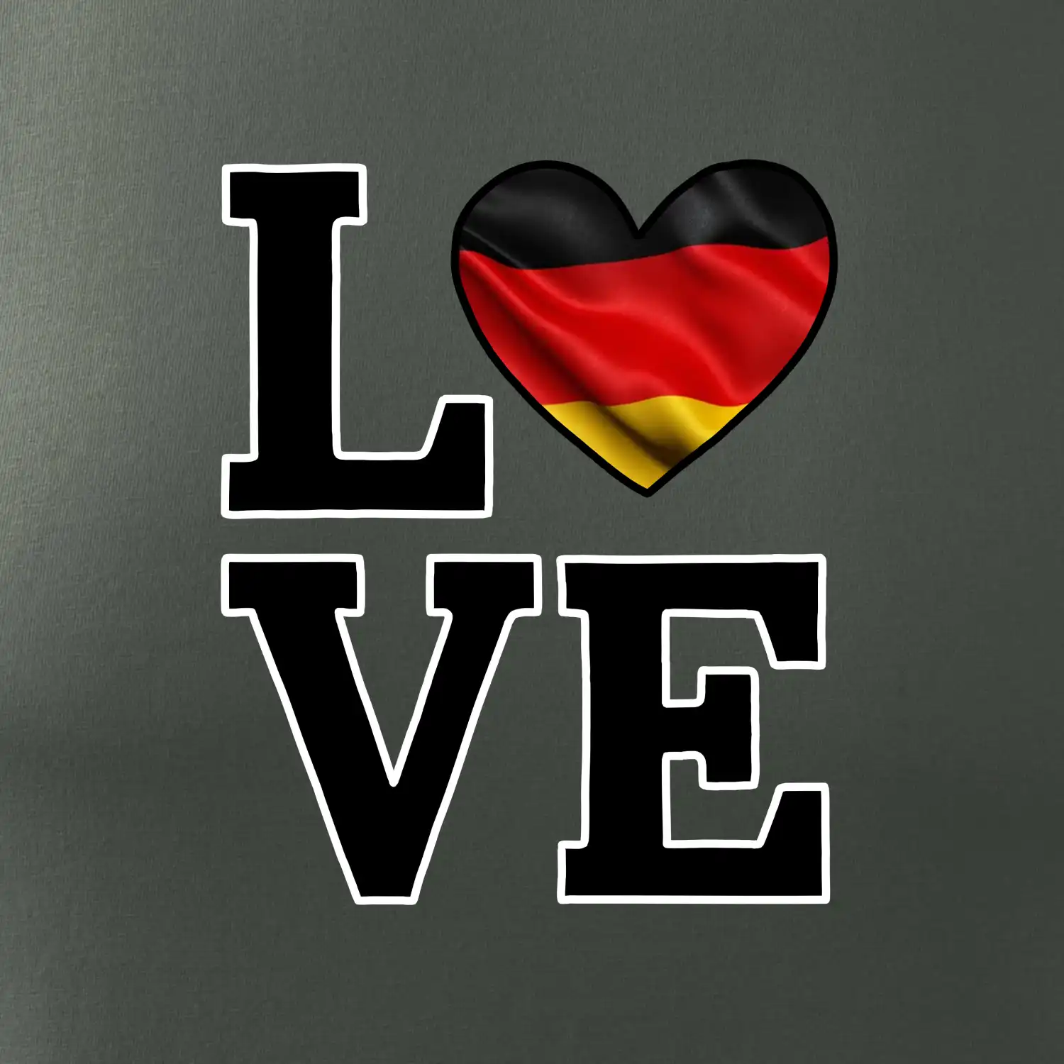 Love Německá vlajka
