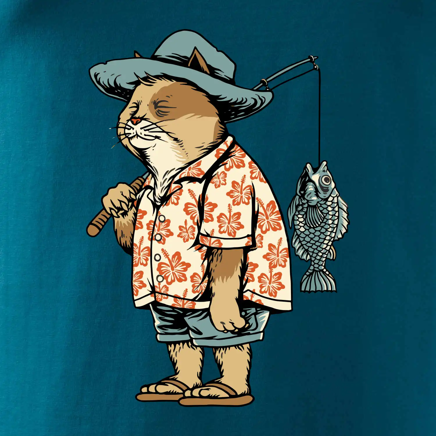 Kočka rybářem
