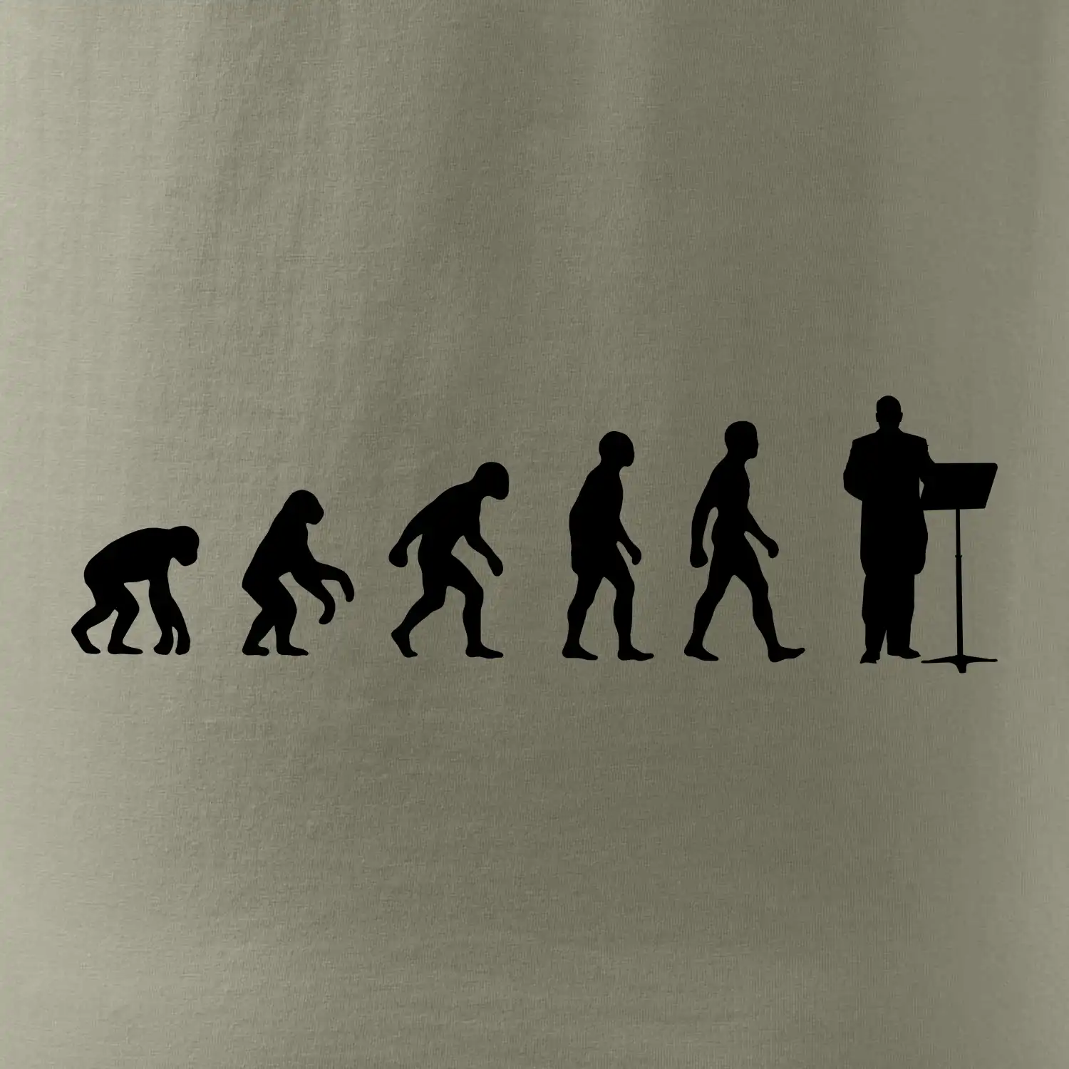 Evoluce sbormistr zepředu