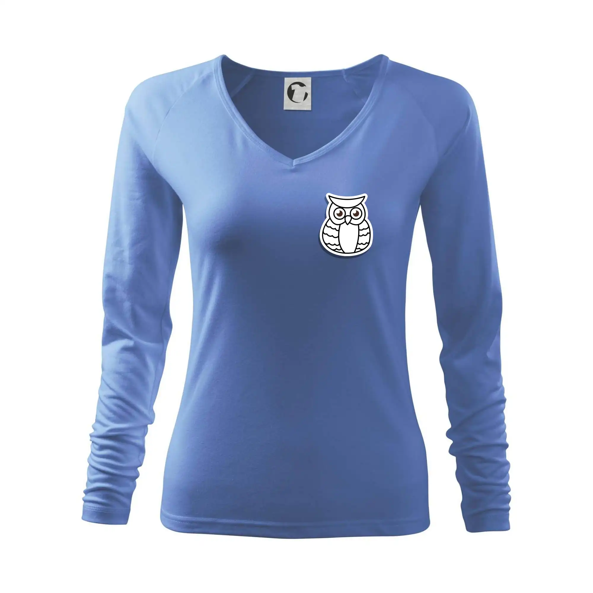 Sova kreslená na prsu