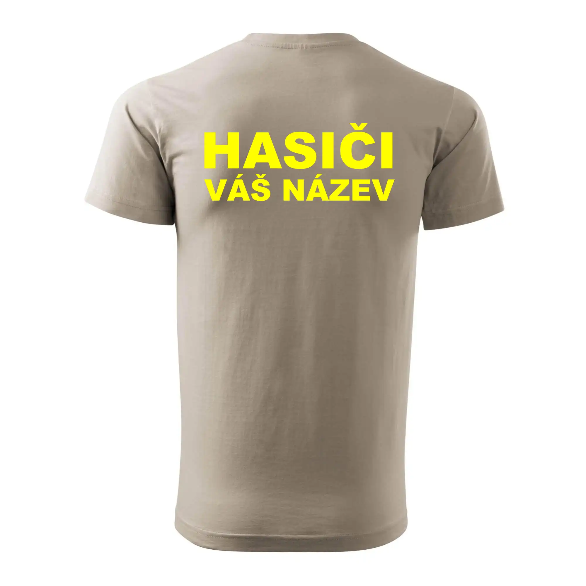 Hasiči - žlutý nápis - váš název sboru