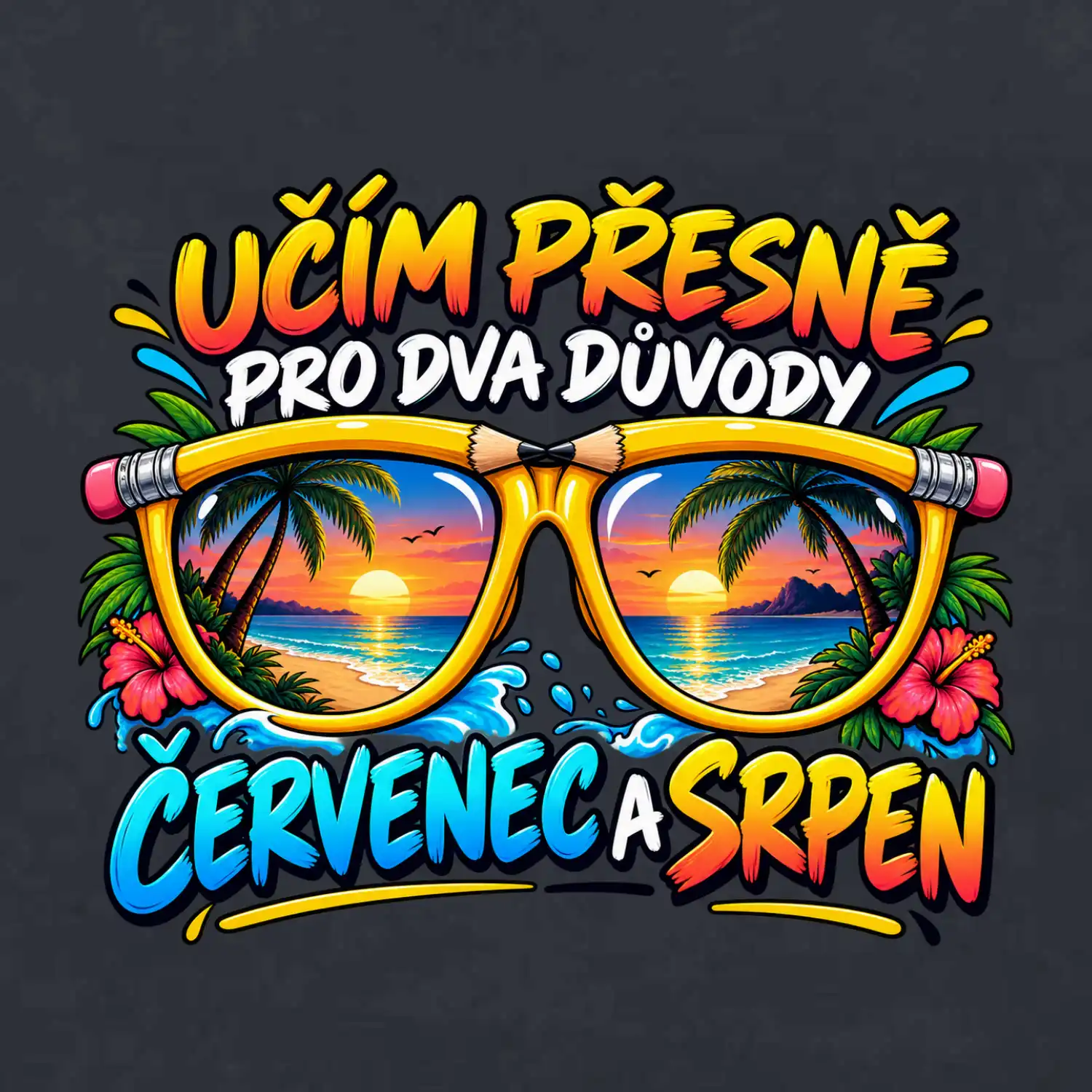 Učím kvůli červenci a srpnu letní prázdniny