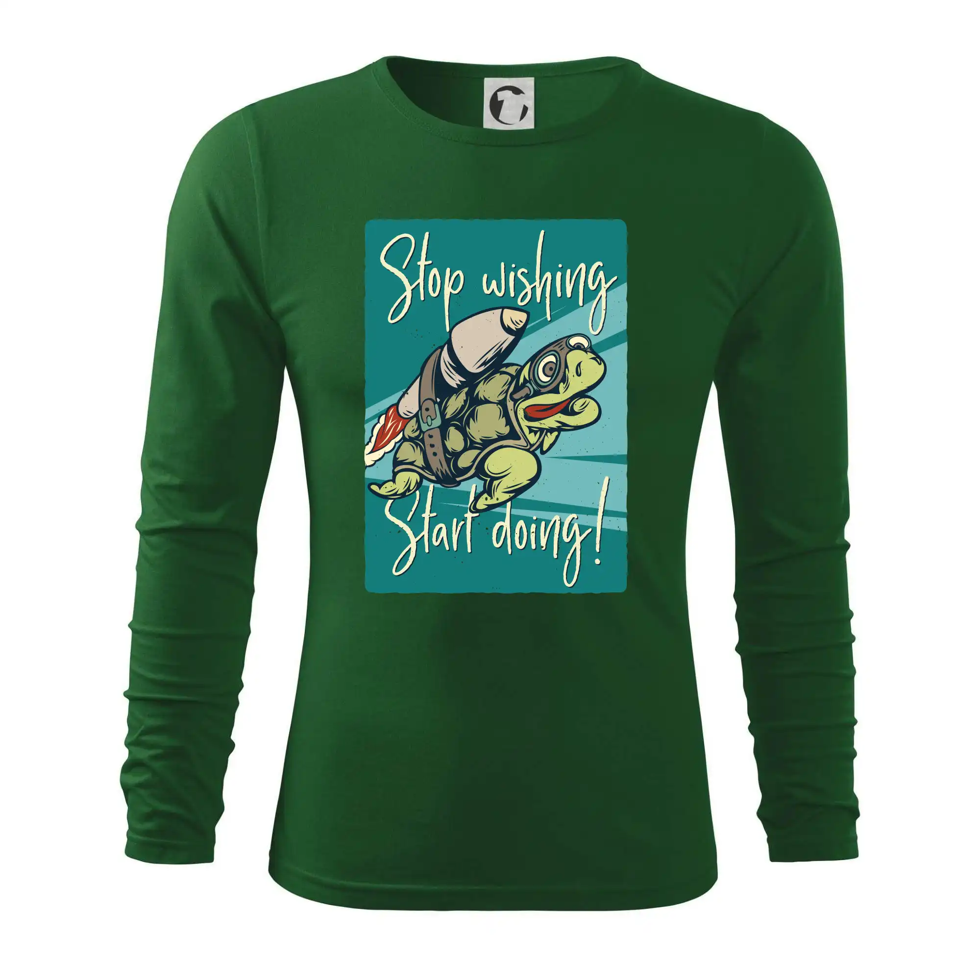 Stop wishing start doing želva