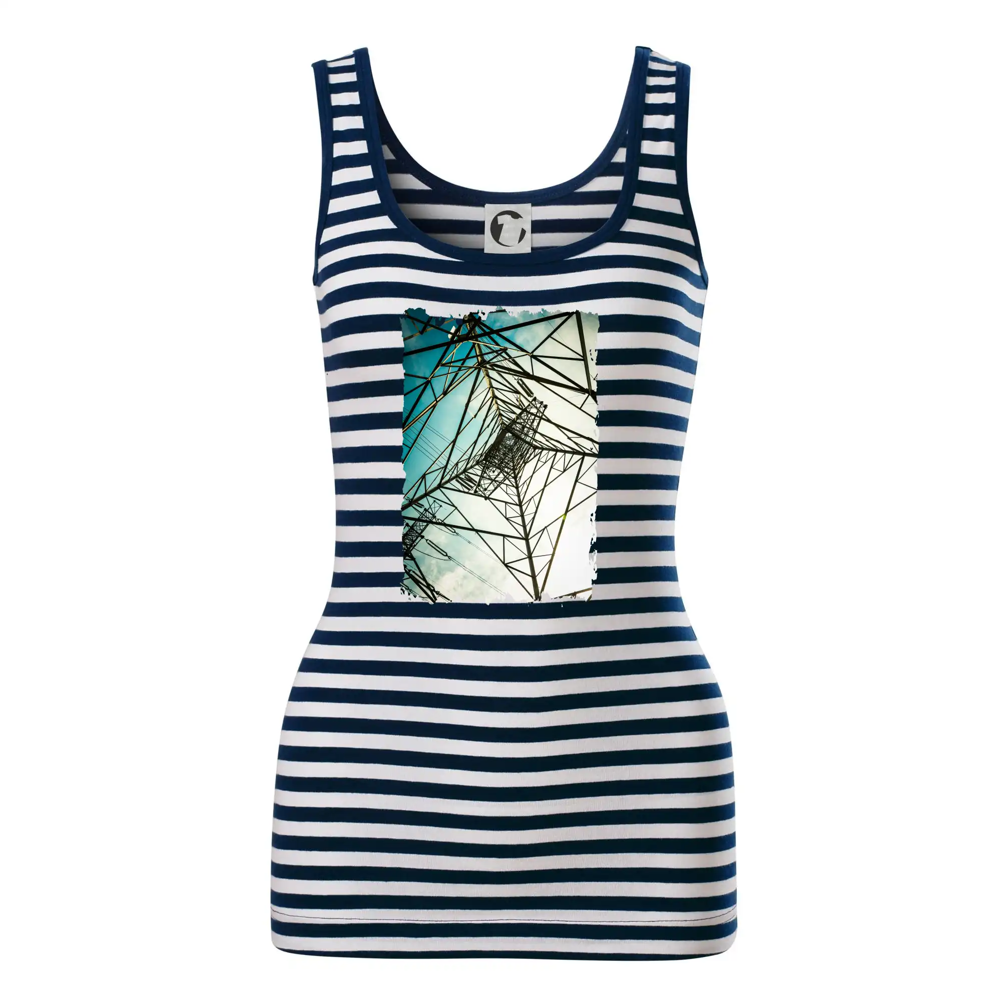 Barevné nebe - stožáry vysokého napětí