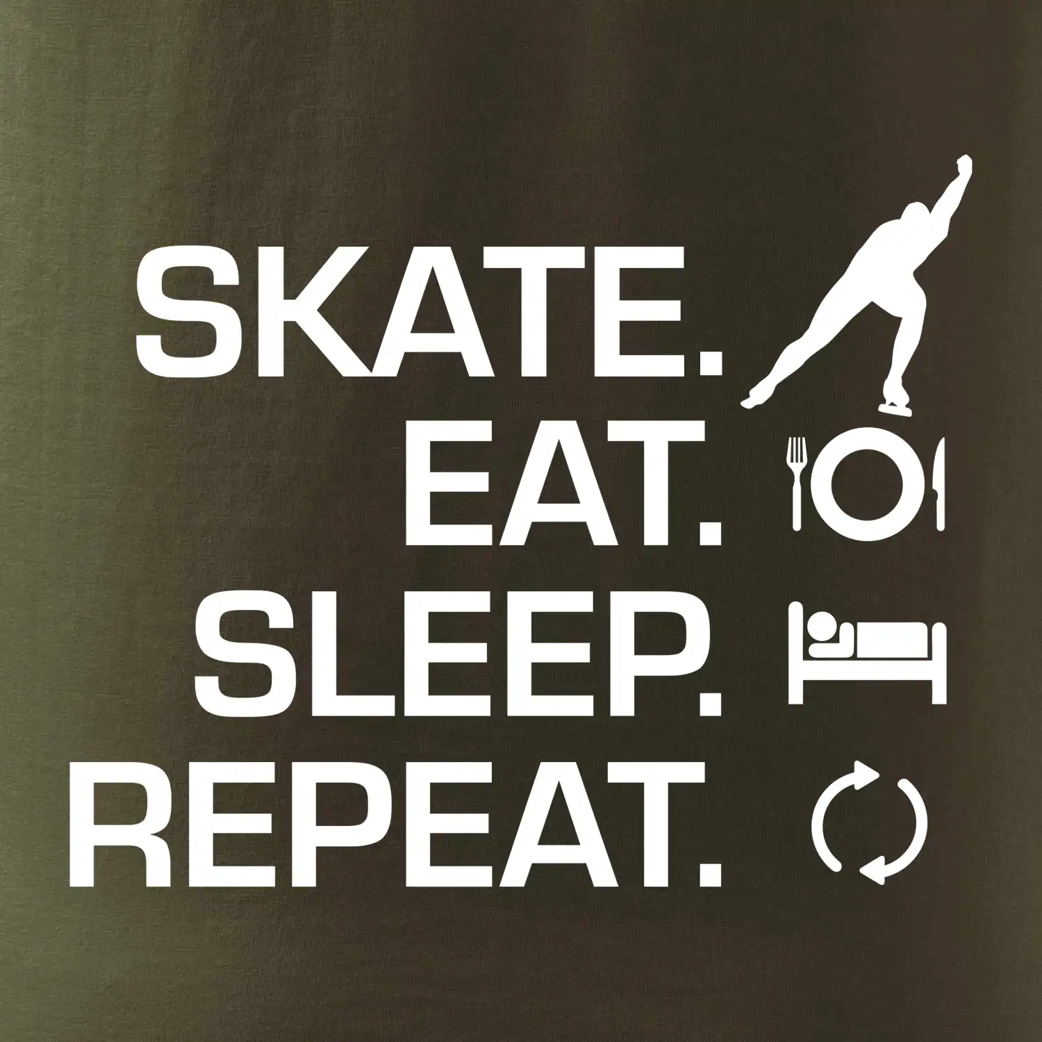 Eat sleep skate - lední bruslení