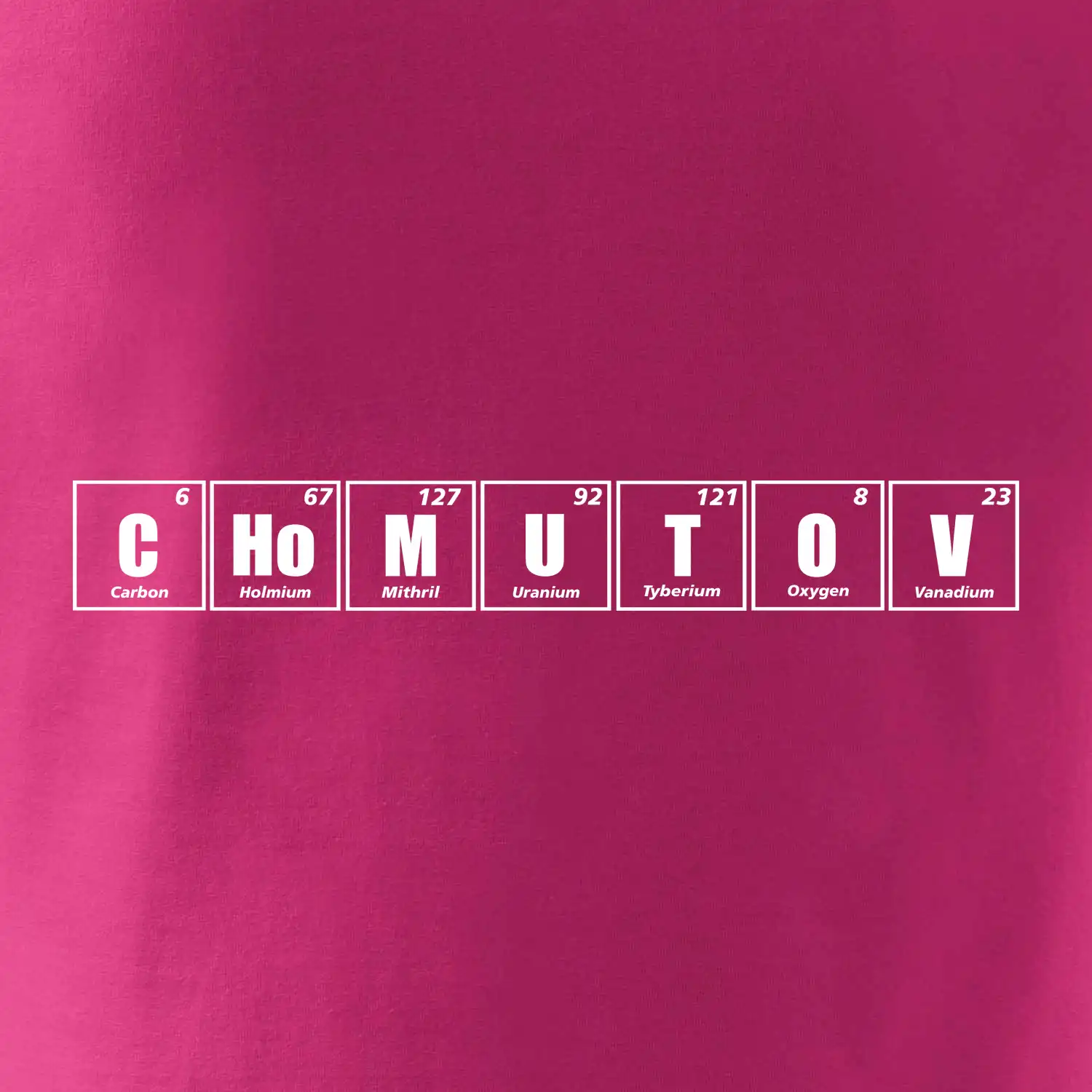 Periodická tabulka Chomutov