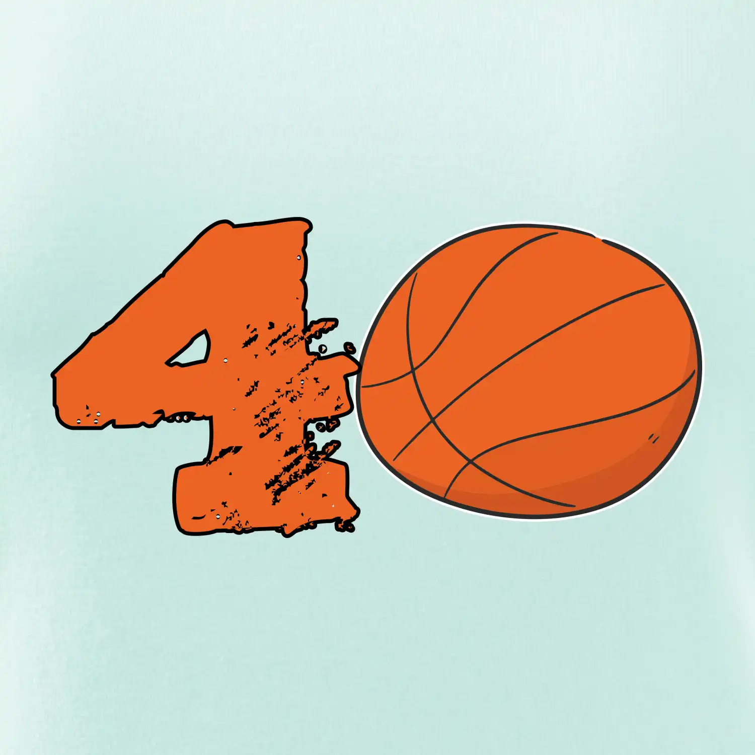 Basketball kulaté narozeniny 40