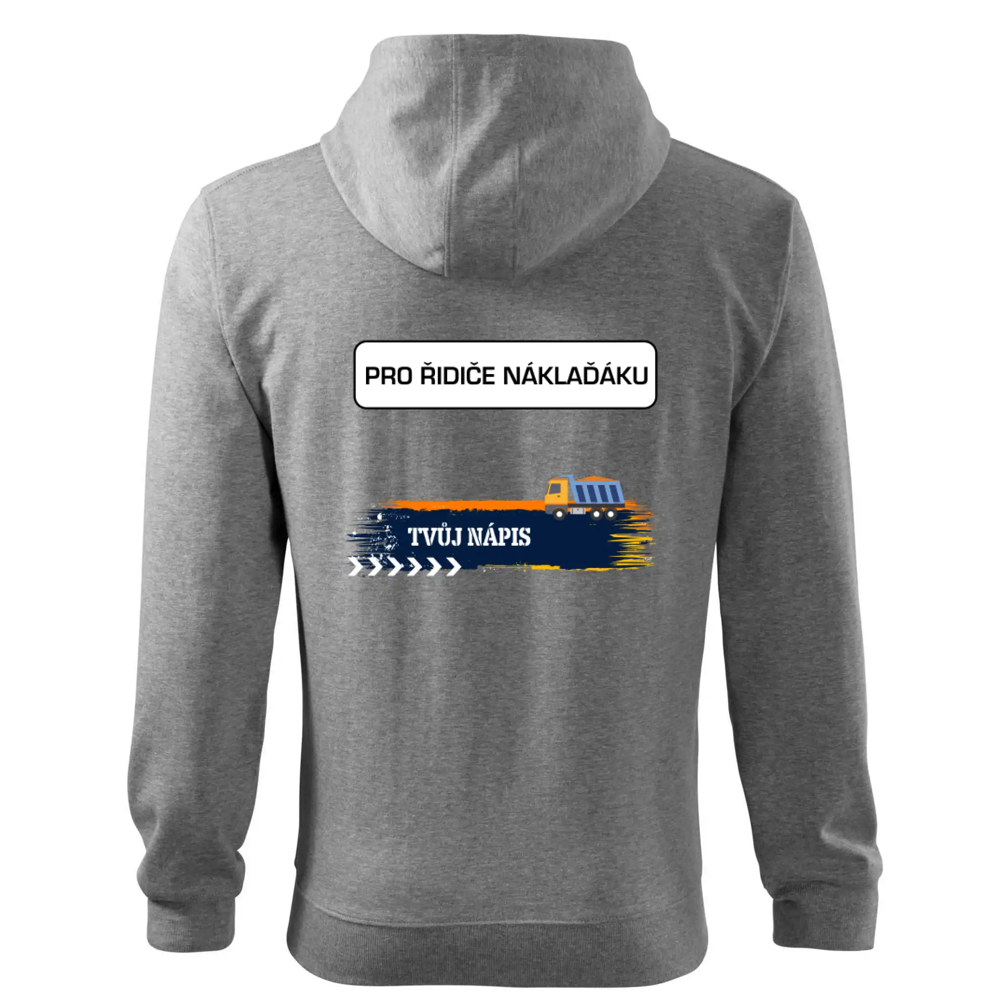 Stavba - vlastní nápis - náklaďák