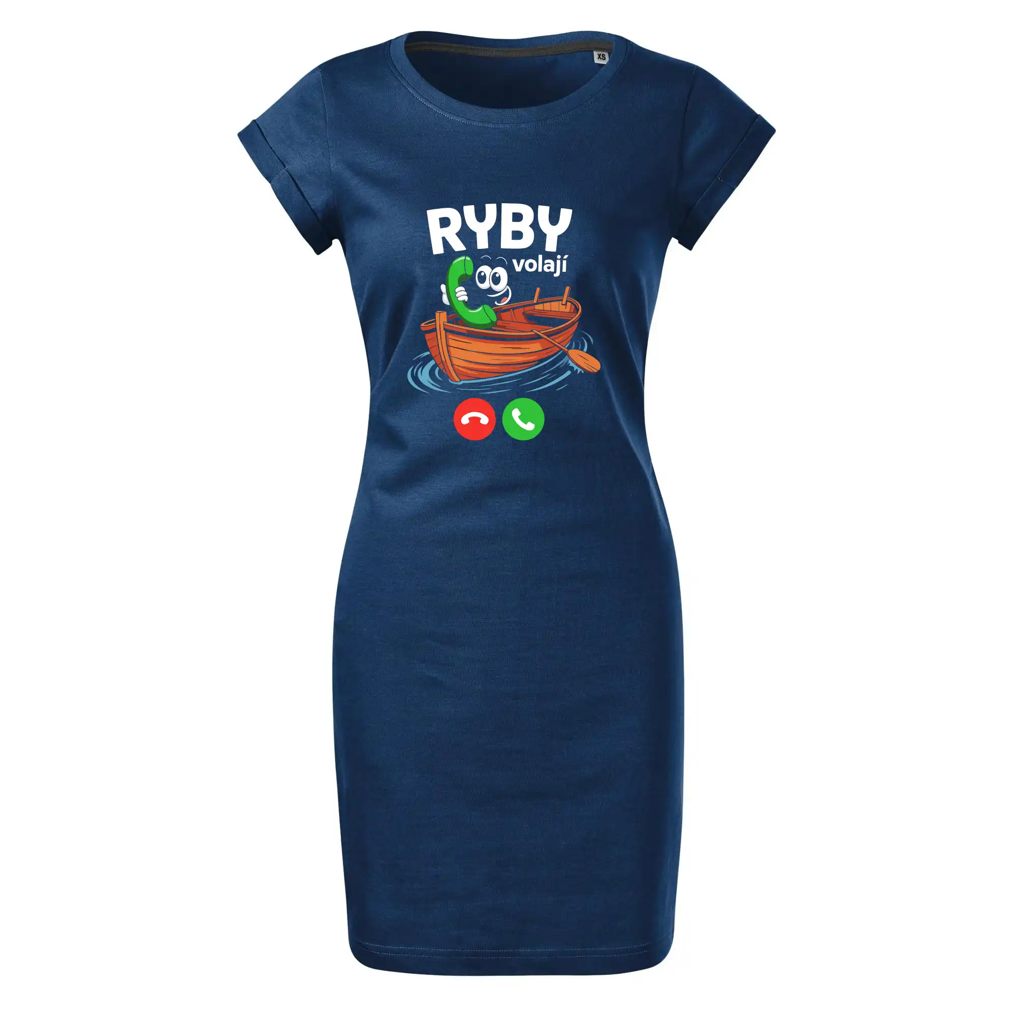 Karikatura ryby volají